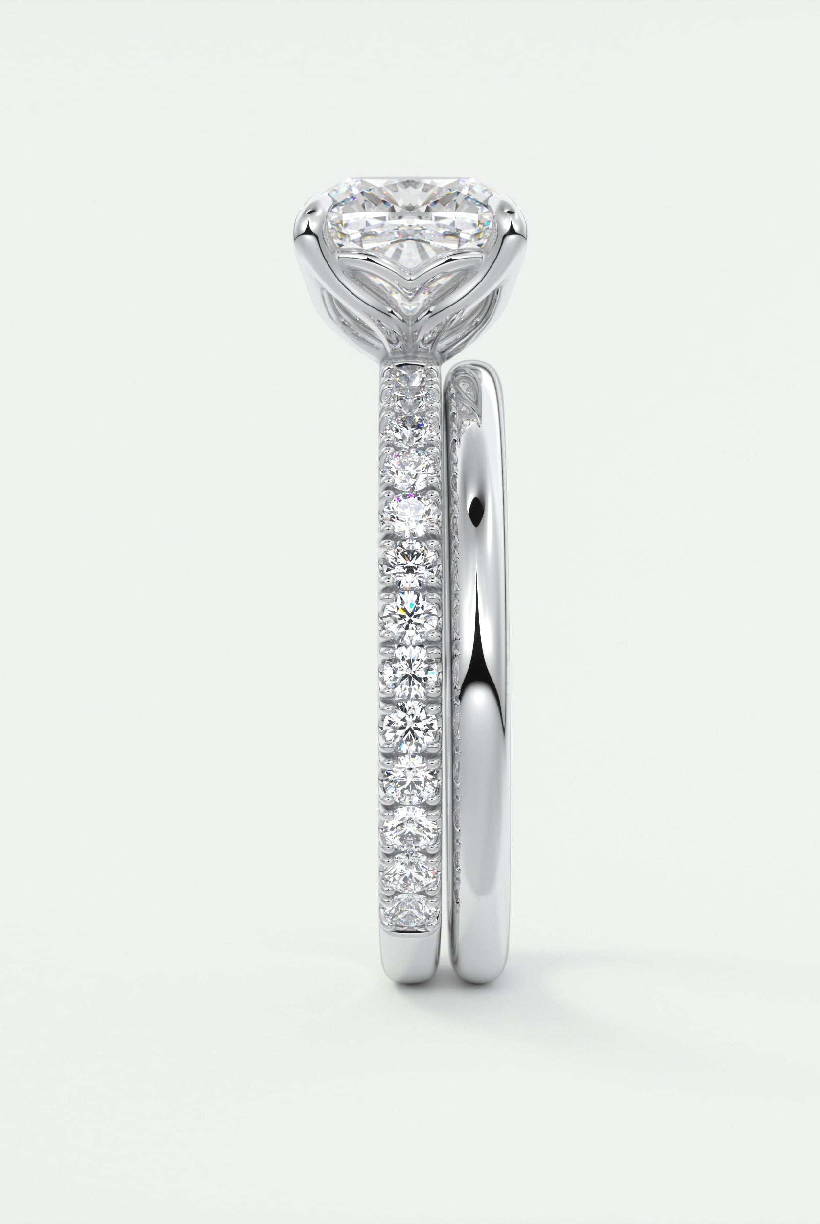 moissanite rings 3 carat