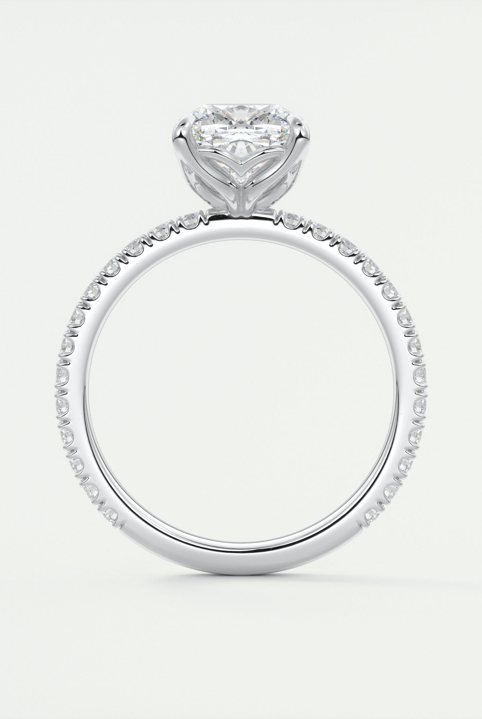 moissanite baguette band