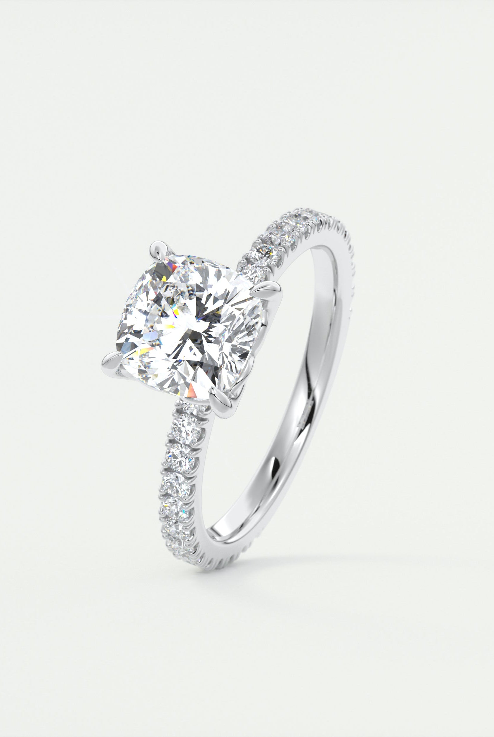 toi et moi moissanite ring