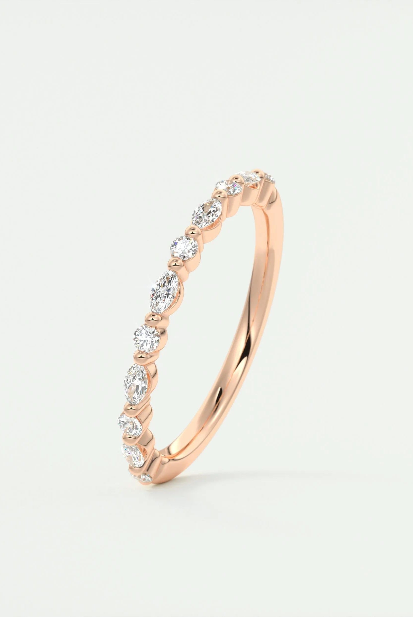 0-32-marquise-round-alternative-moissanite-wedding-band
