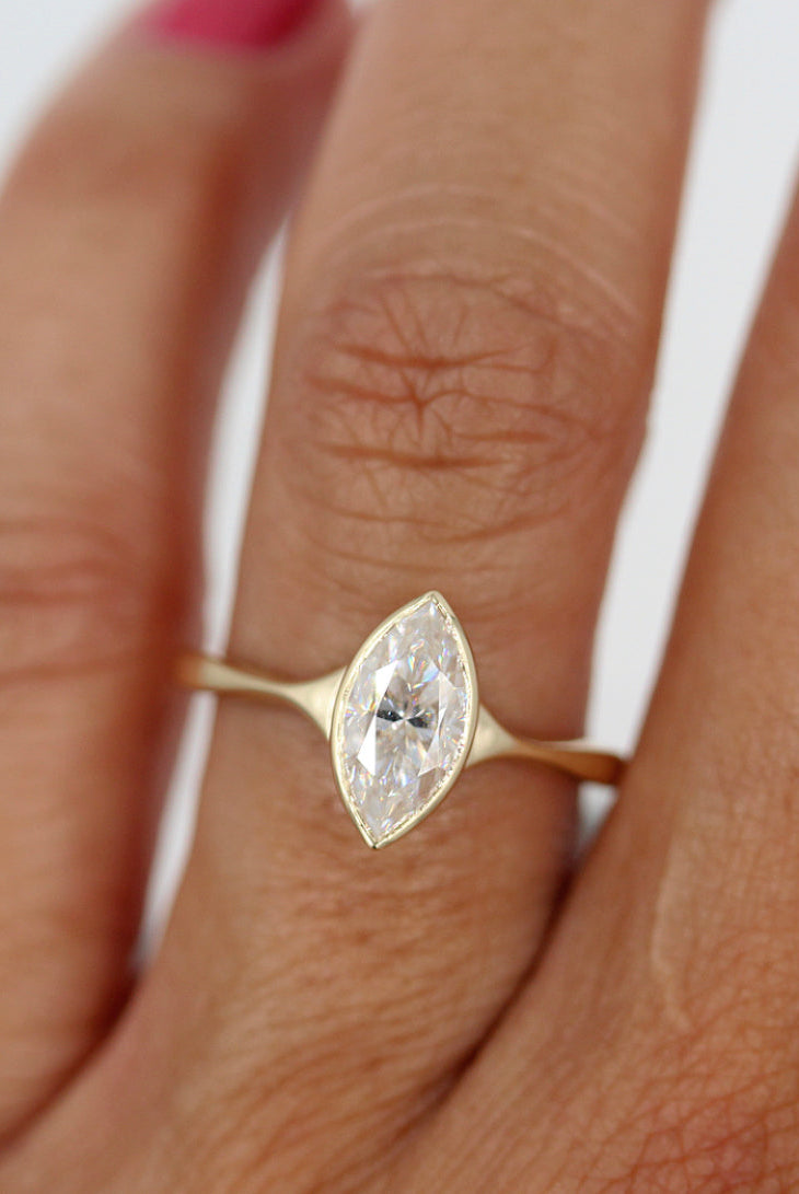 Marquise Bridal Ring