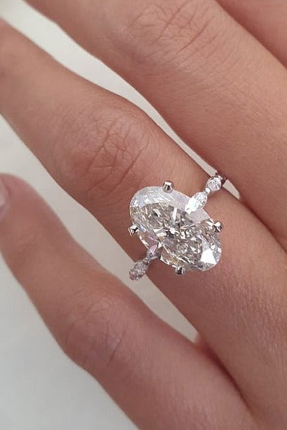 my moissanite engagement ring
