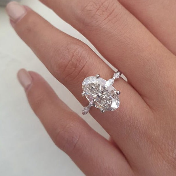 my moissanite engagement ring