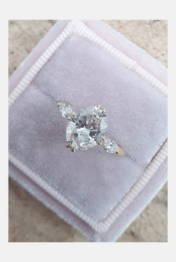 Moissanite diamond solitaire chain necklace discounts online