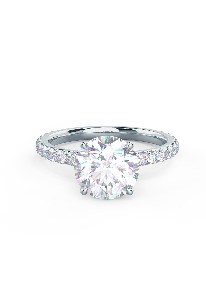 Moissanite diamond leverback hoop earrings offers online