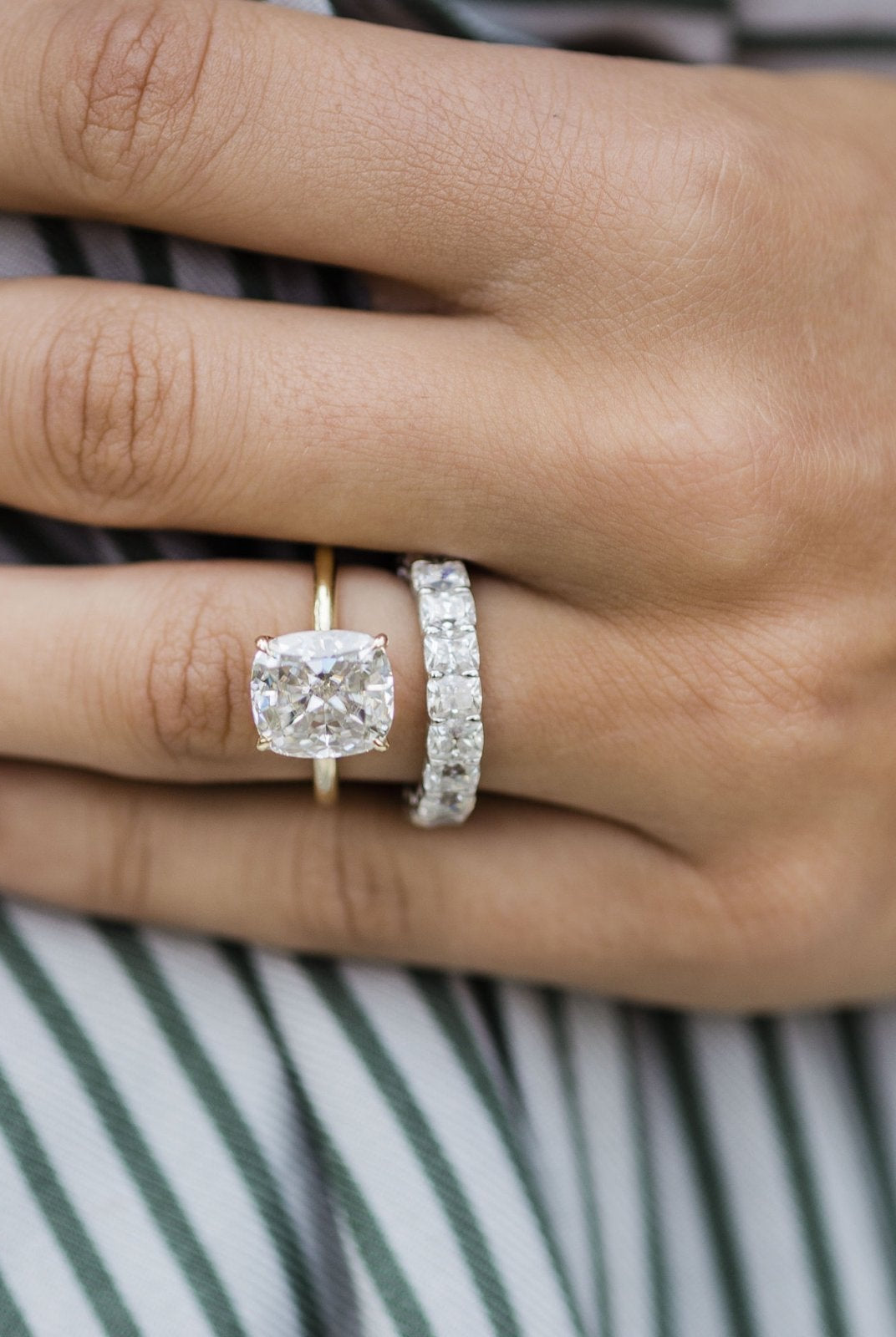 unique moissanite ring settings