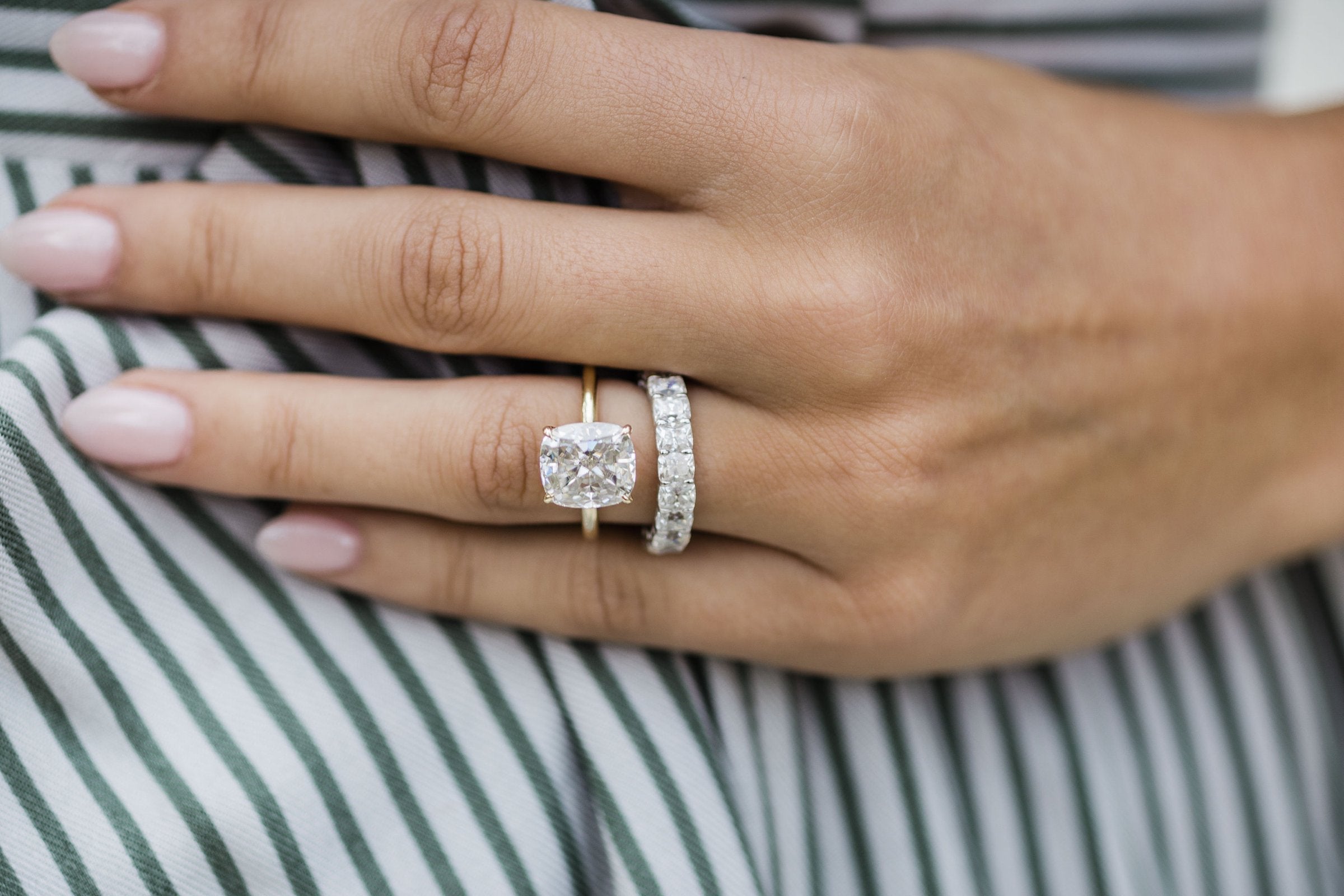 unique moissanite ring settings