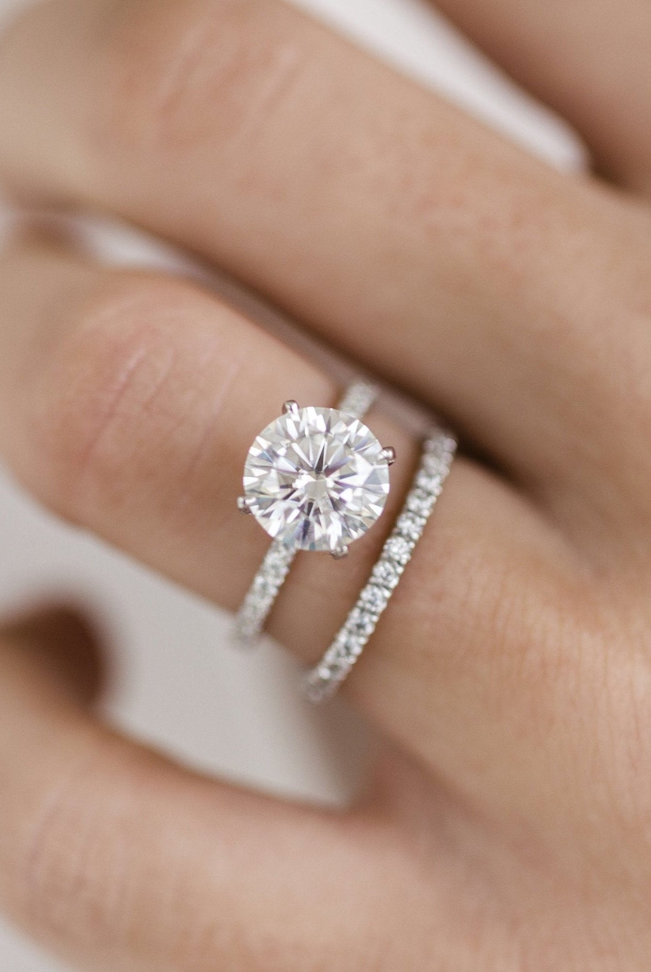 Trending moissanite engagement rings