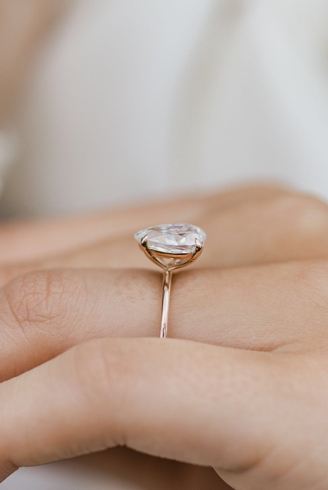 Edgy moissanite jewelry