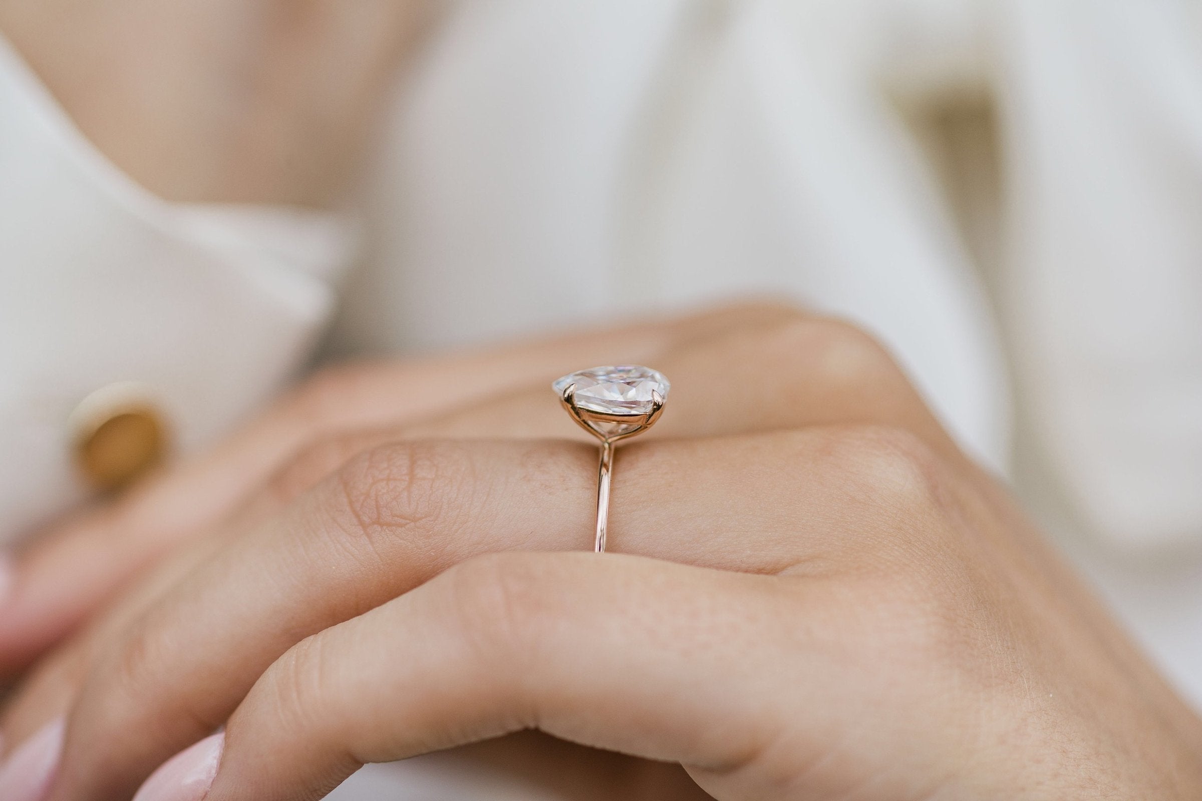 Edgy moissanite jewelry