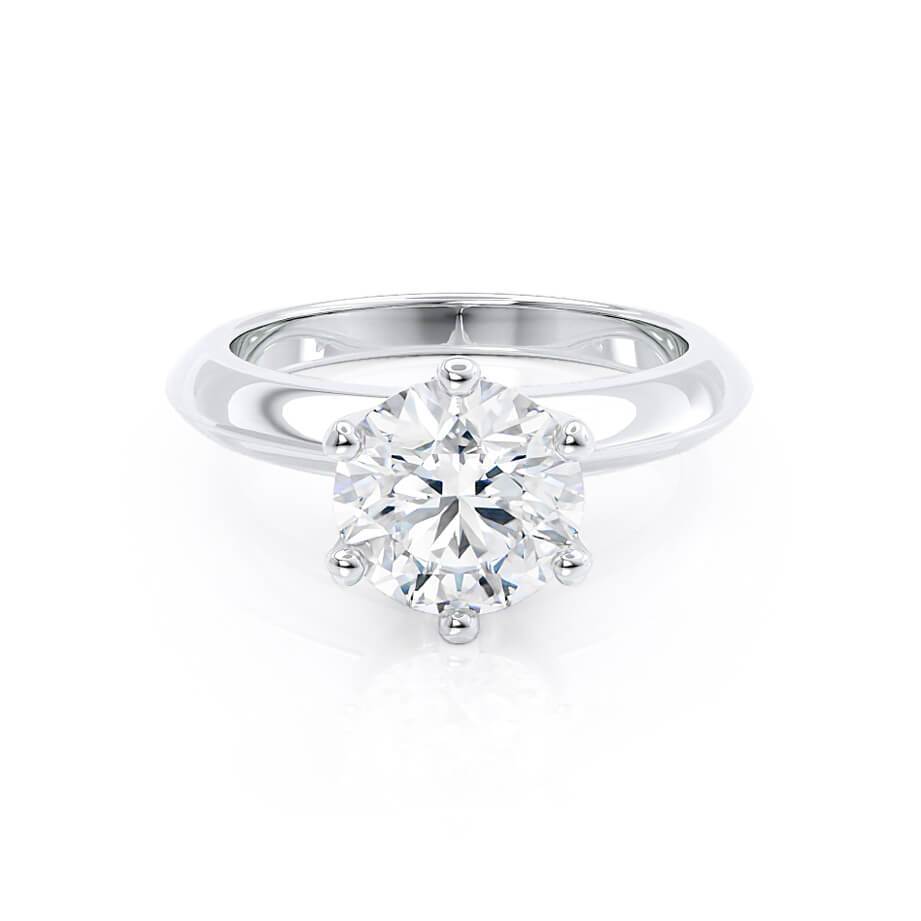 1 CT Moissanite Engagement Ring