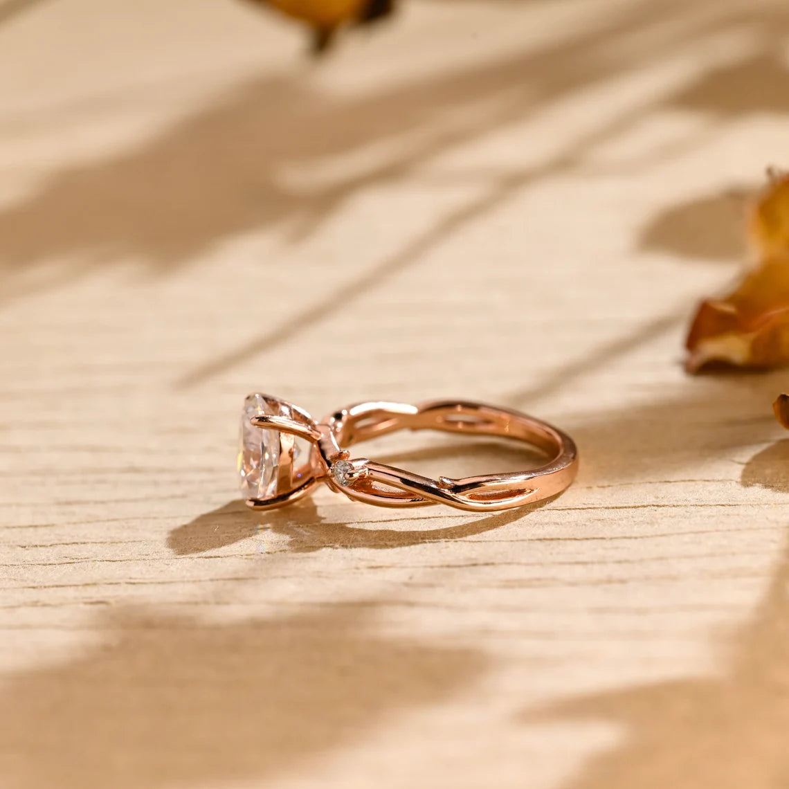 Nature Inspired Engagement Ring