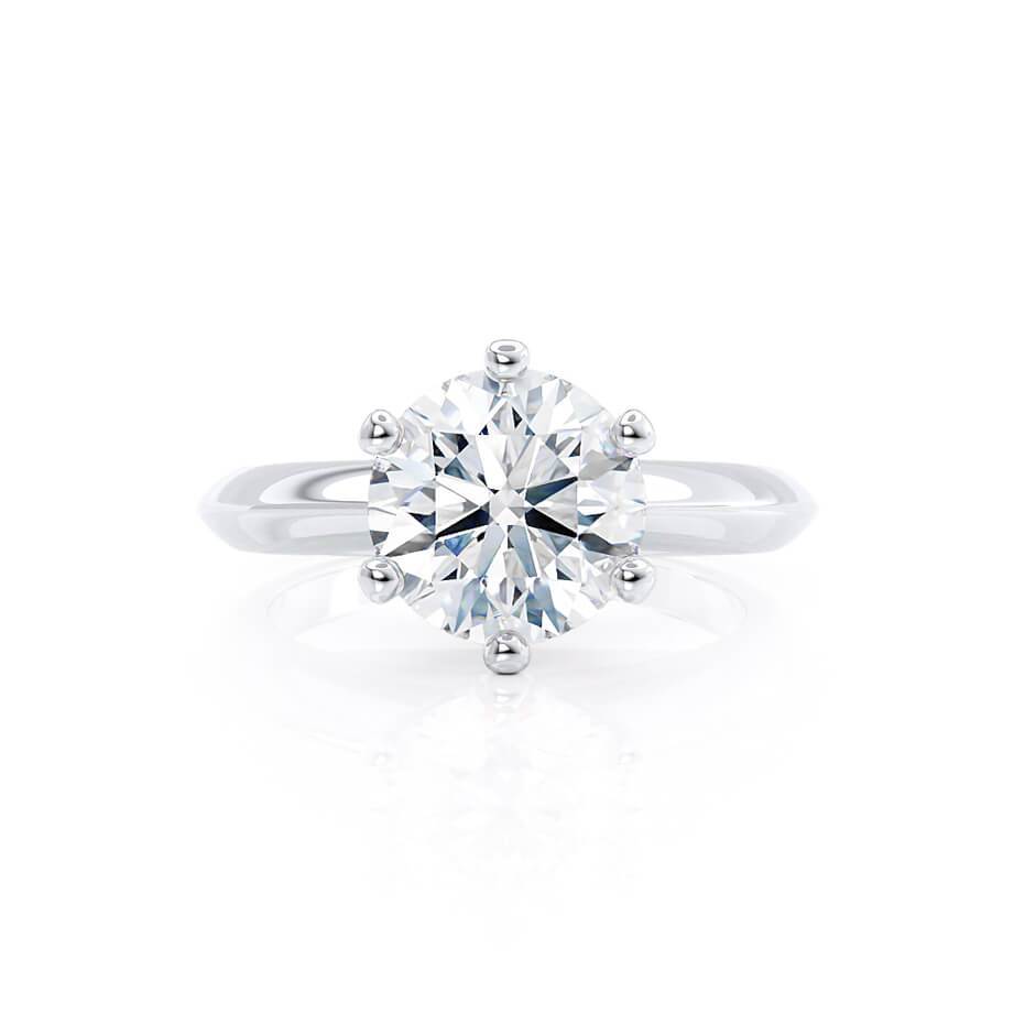 Solitaire Moissanite Ring