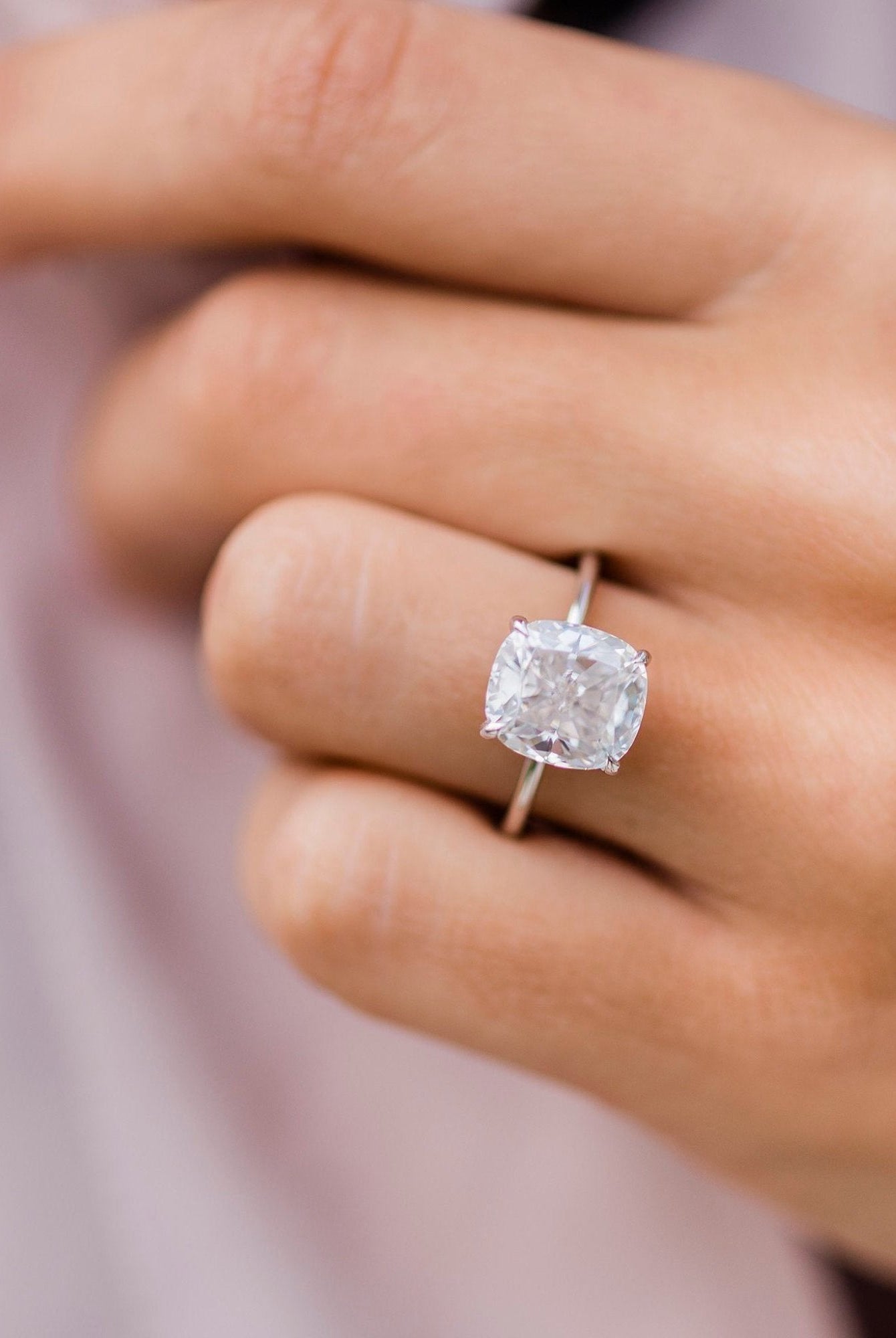 moissanite ring size guide
