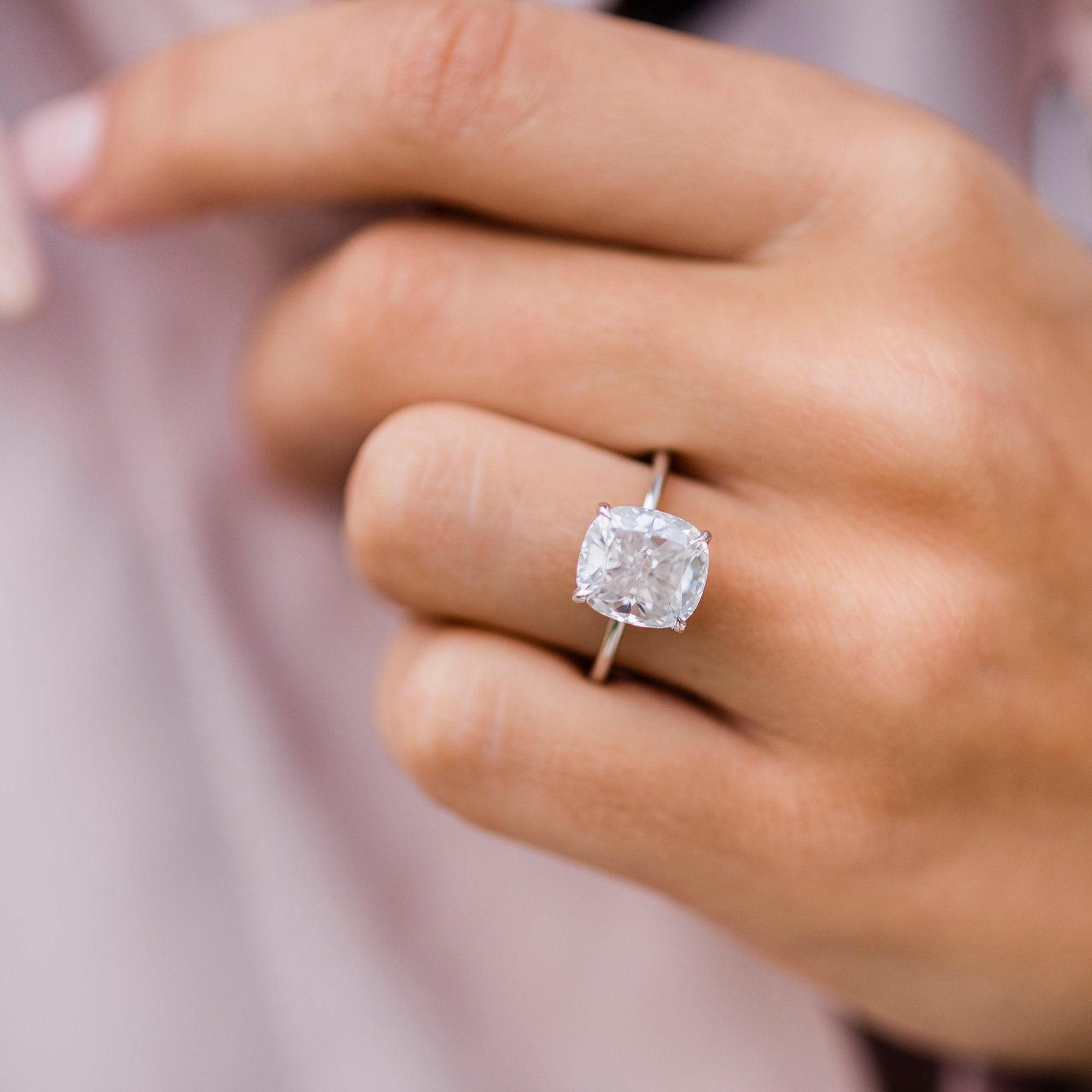 moissanite ring size guide