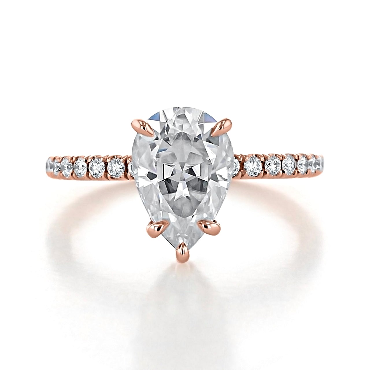 Moissanite wedding set with set deal
