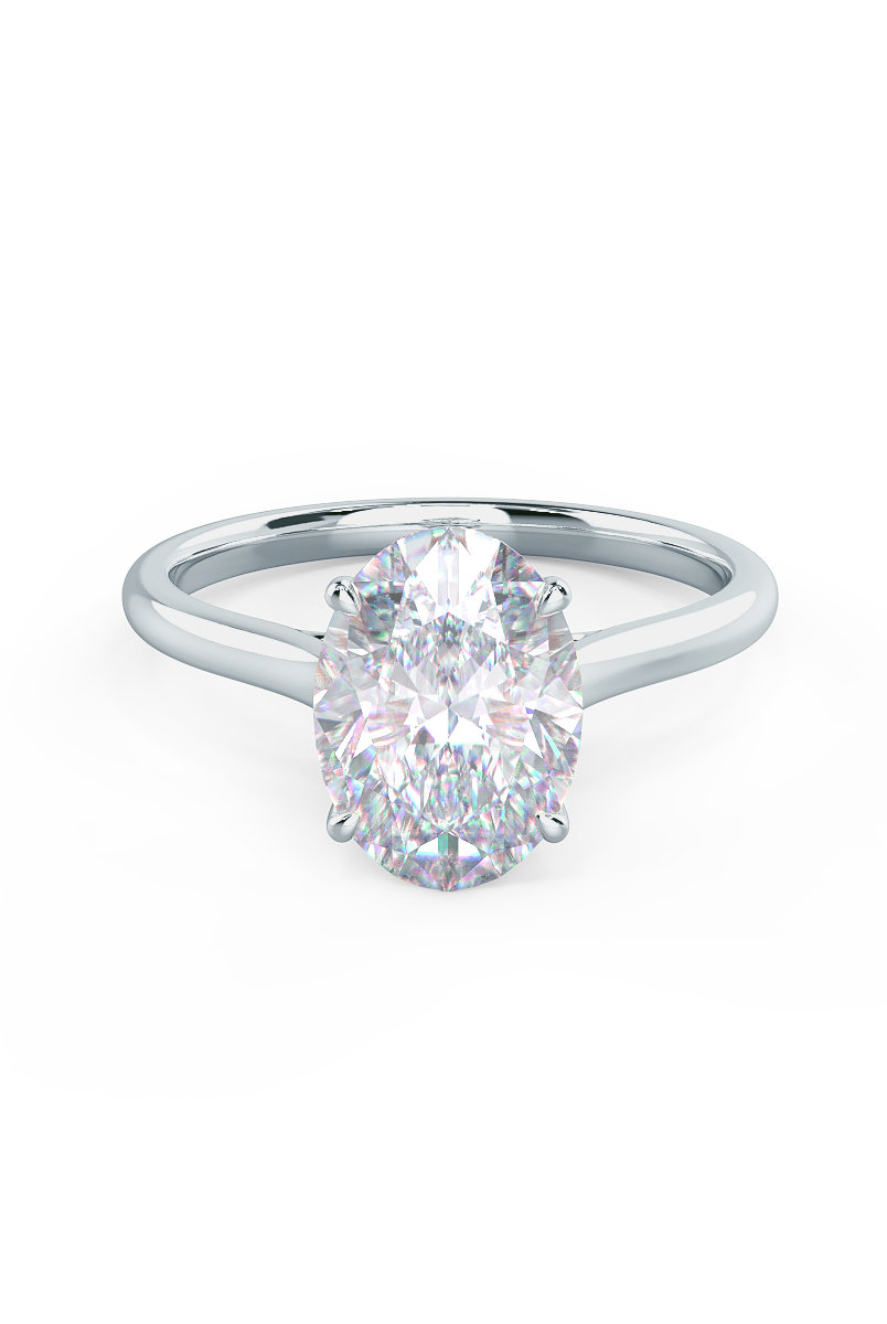 moissanite swirl band engagement ring Chicago