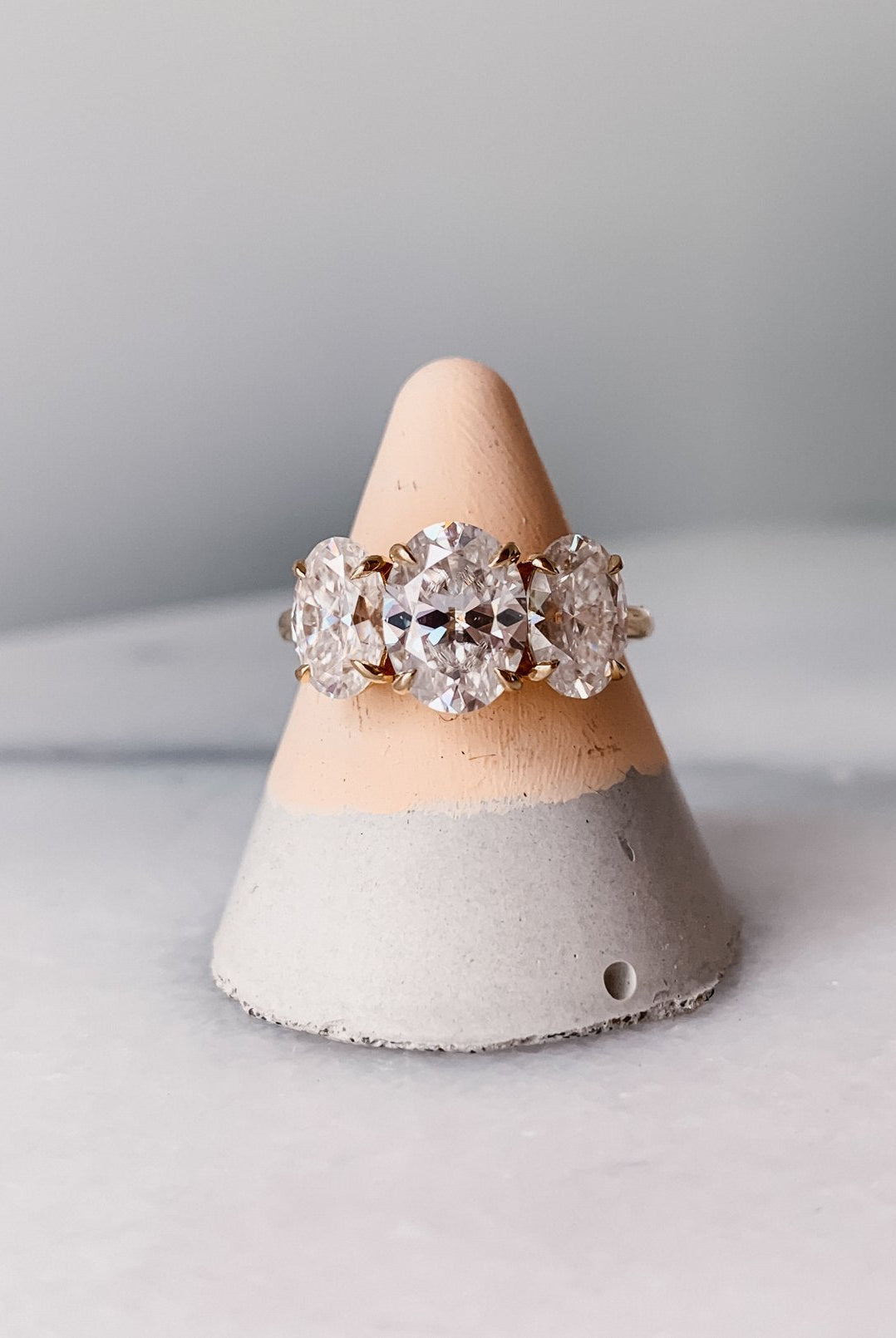 Moissanite wedding jewelry for garden-inspired wedding
