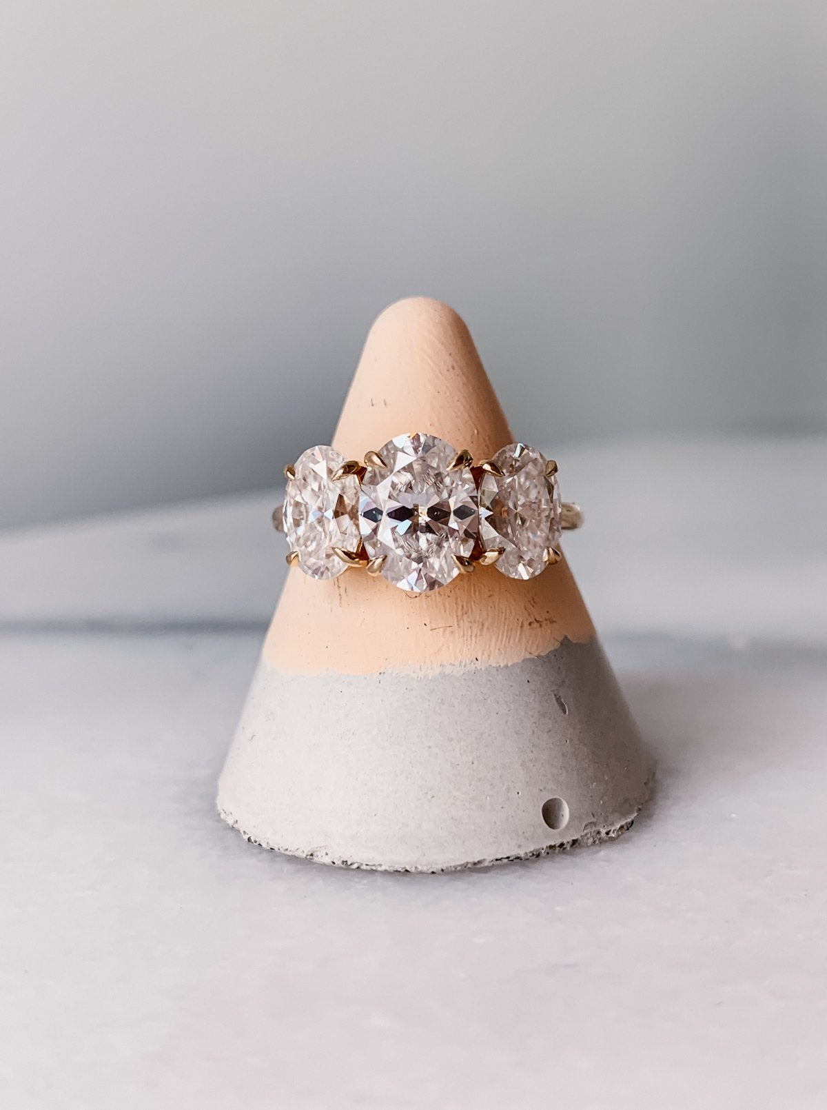 Moissanite wedding jewelry for garden-inspired wedding