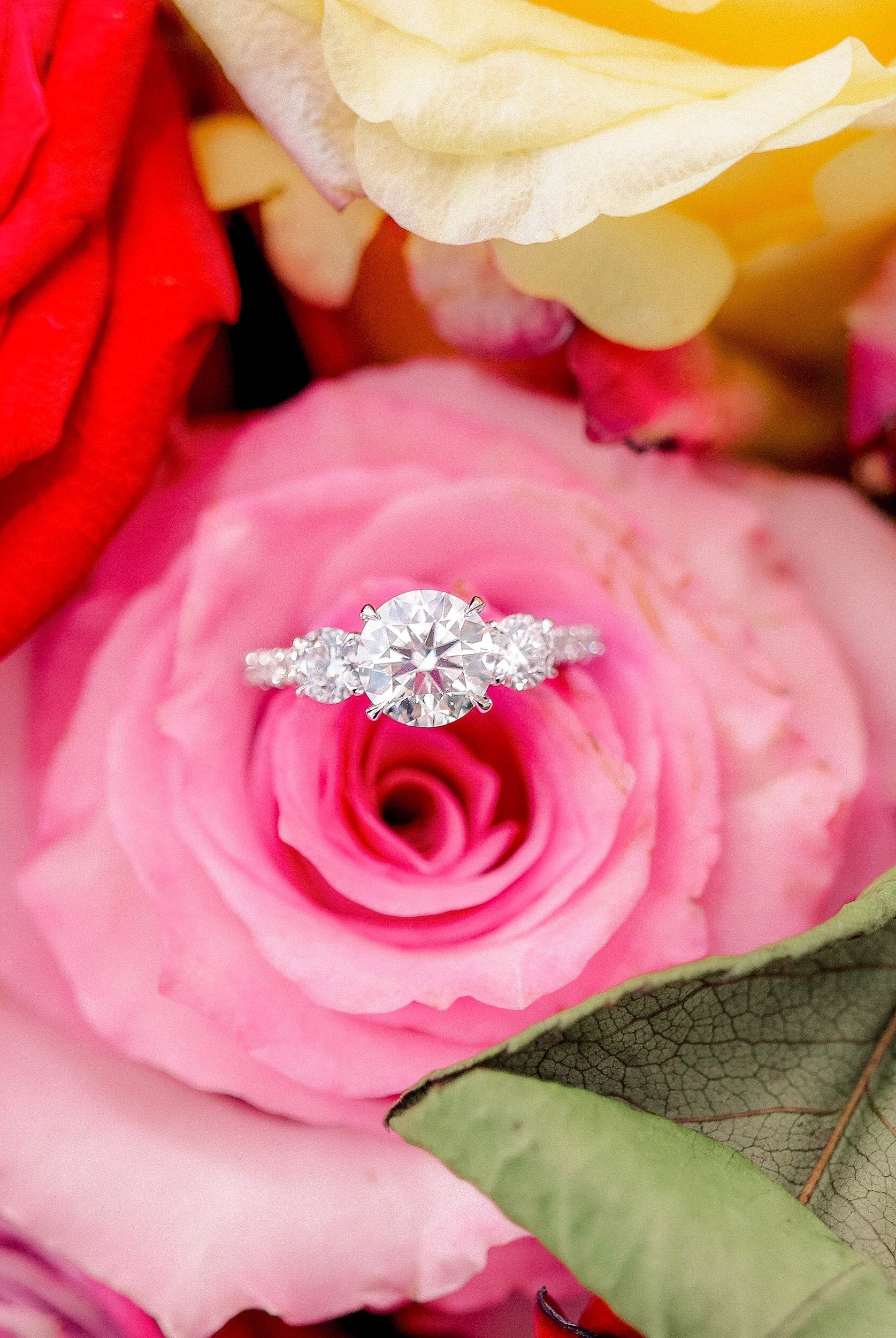 Three Stone Engagement Ring