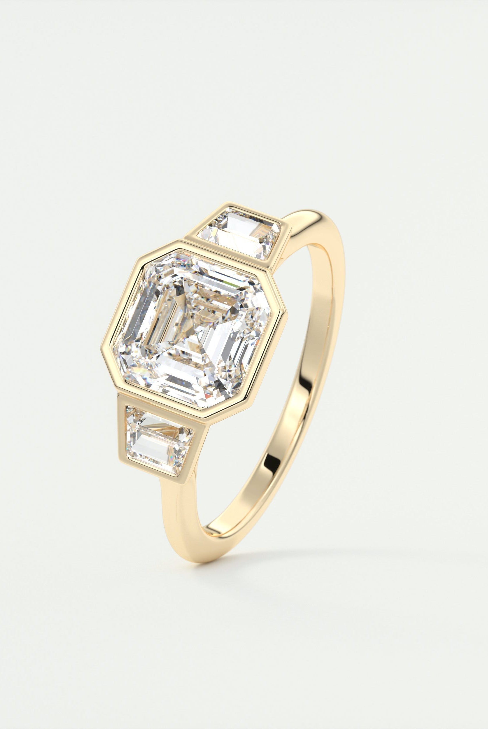 Three Stone Engagement Ring