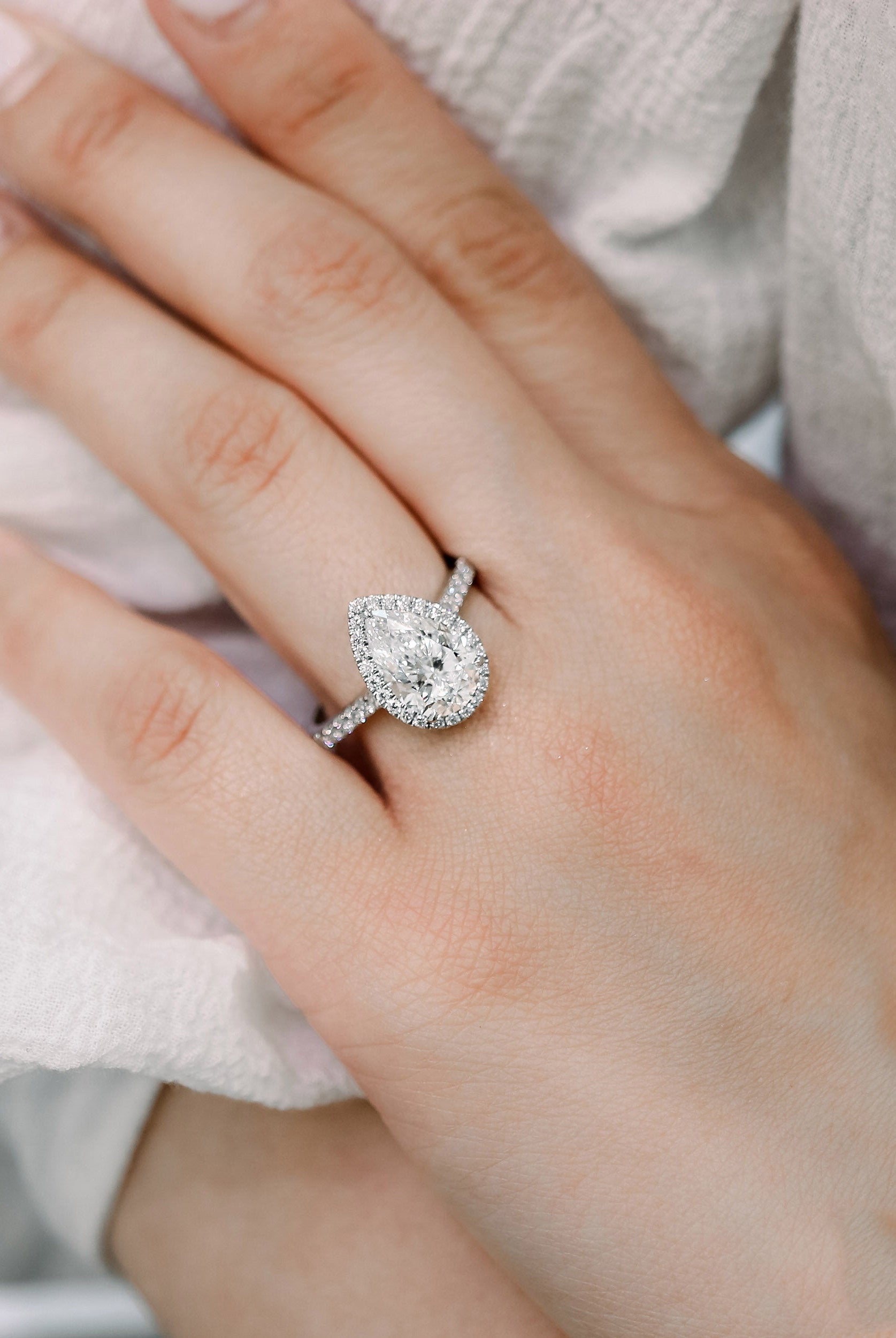 Halo Engagement Ring