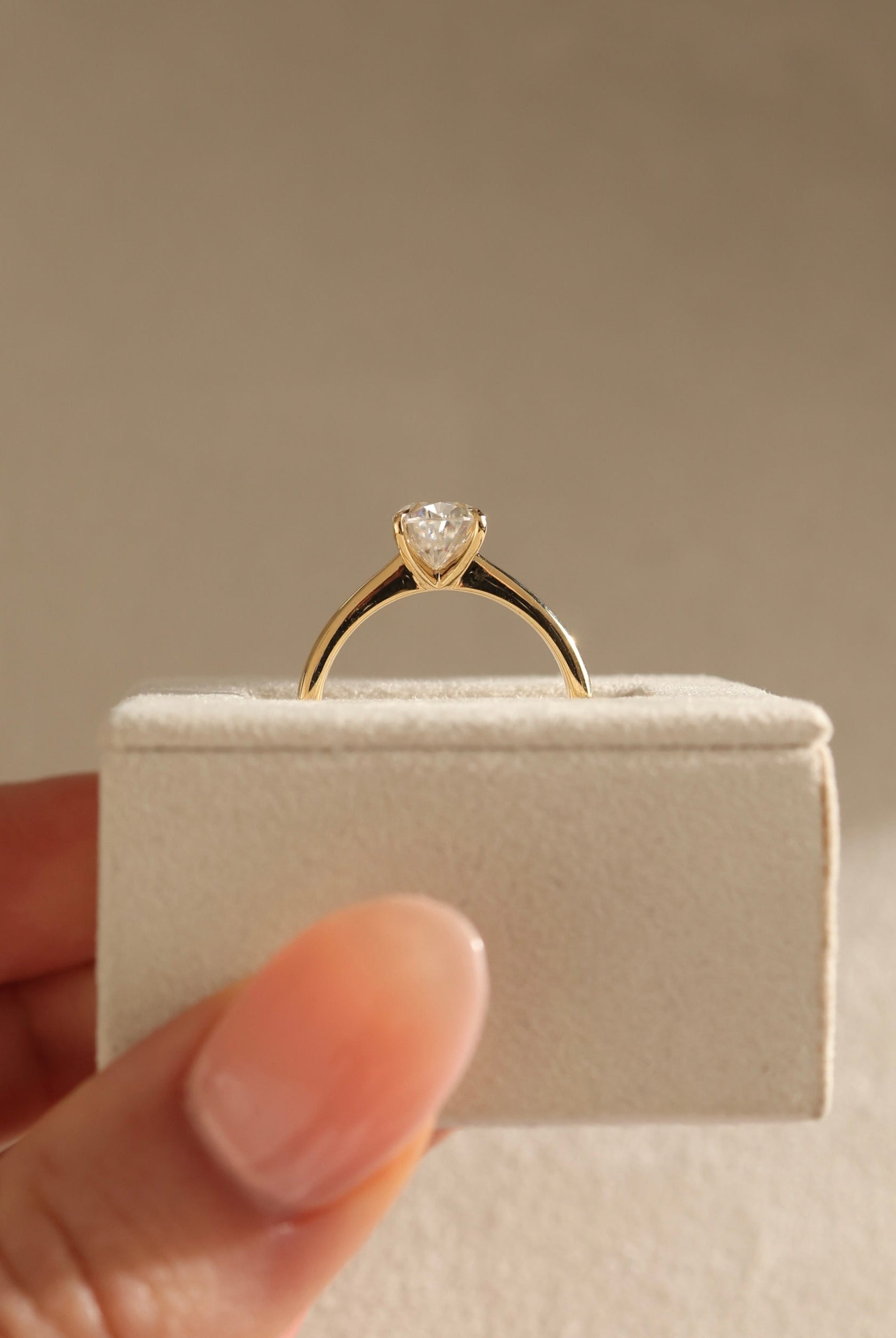 moissanite pear engagement ring, affordable pear diamond ring, handcrafted solitaire moissanite ring, pear moissanite promise ring