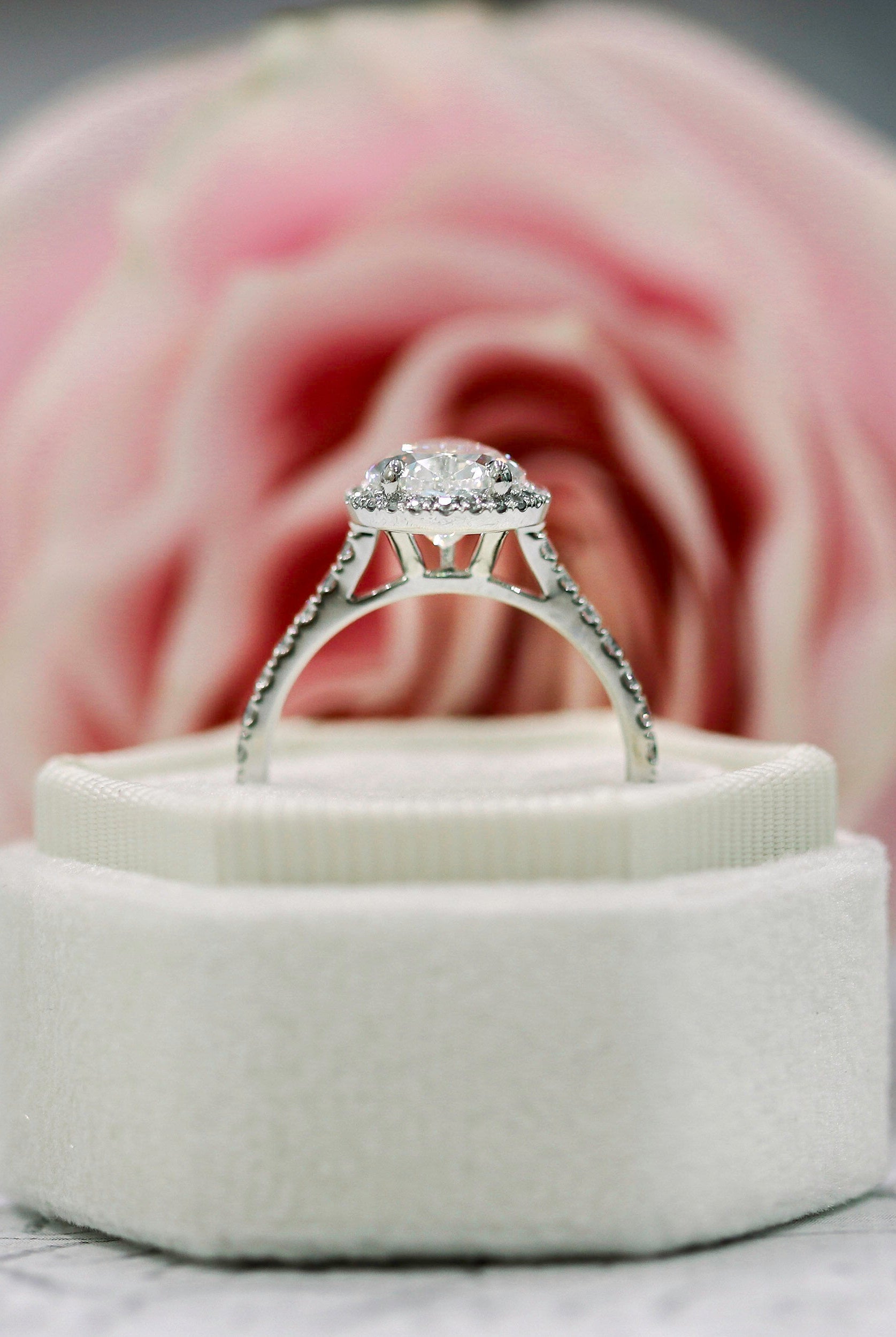 Halo Engagement Ring