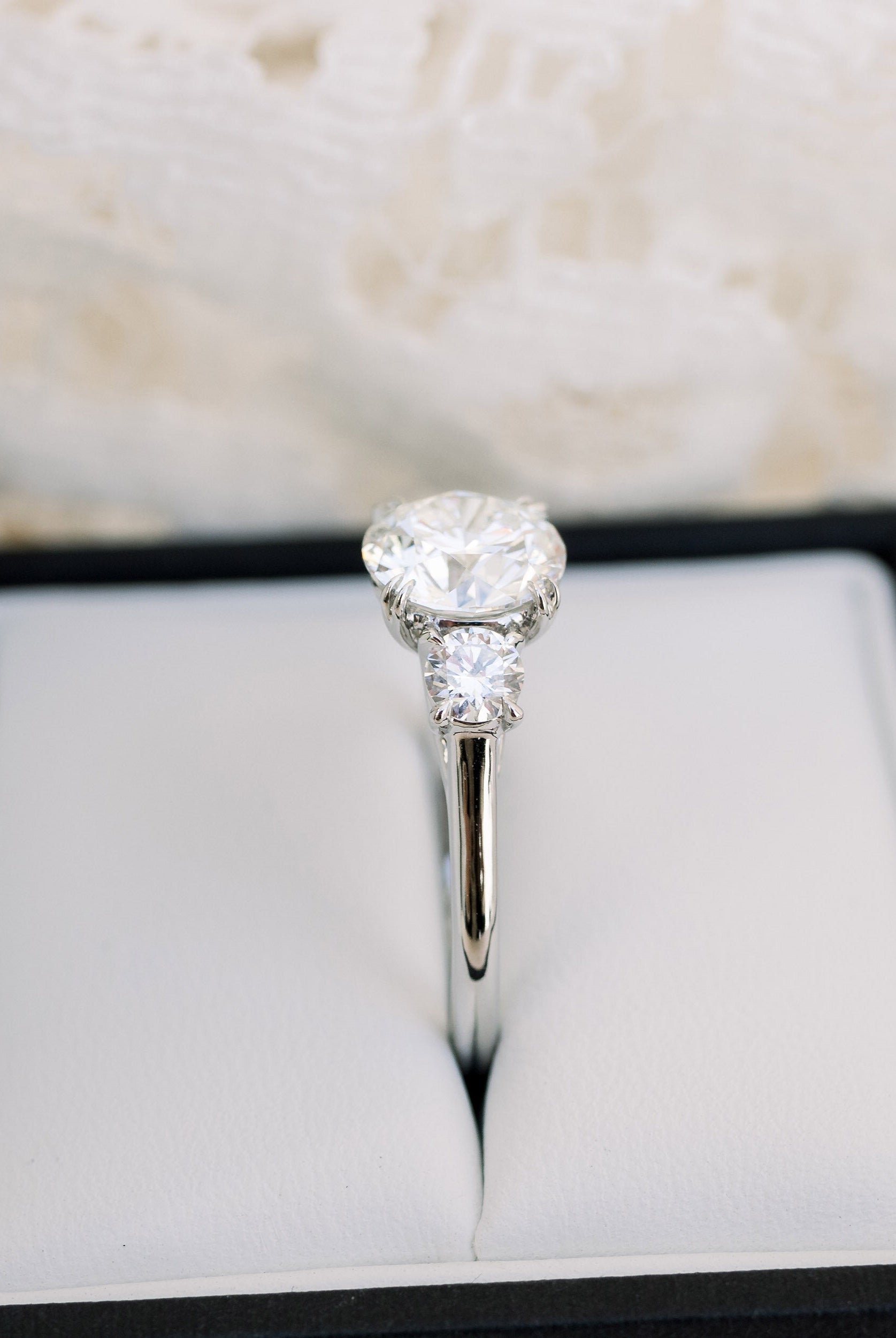 Three Stone Engagement Ring