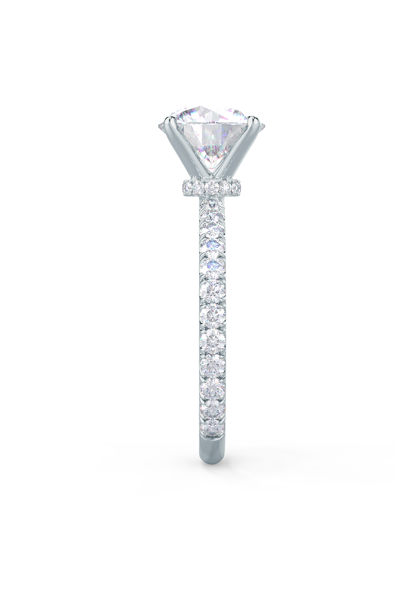 Round Brilliant Cut Moissanite Ring