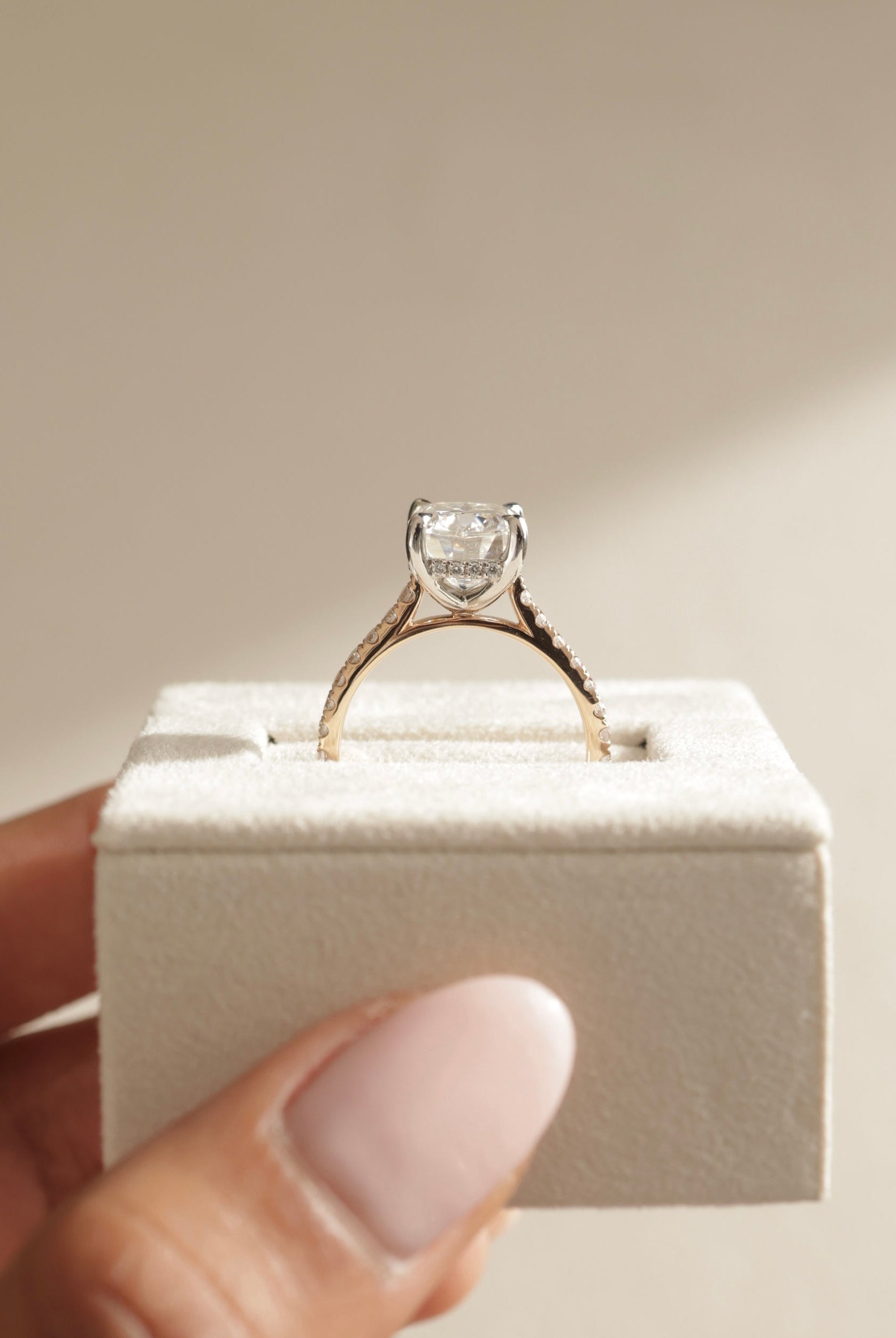 2.5 Carat Moissanite Engagement Ring