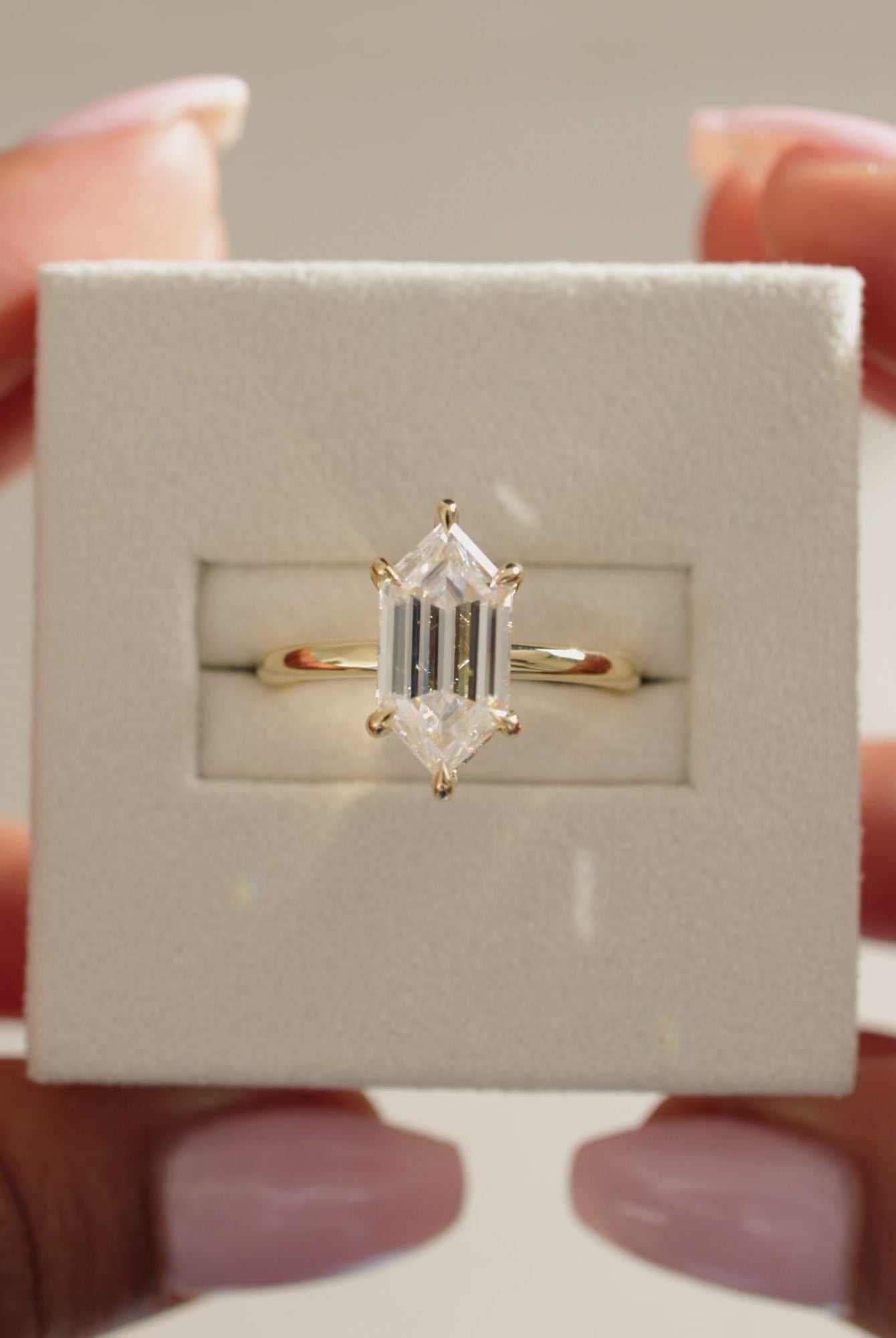 kite diamond ring, kite diamond engagement ring, unique engagement rings, kite cut diamond ring,