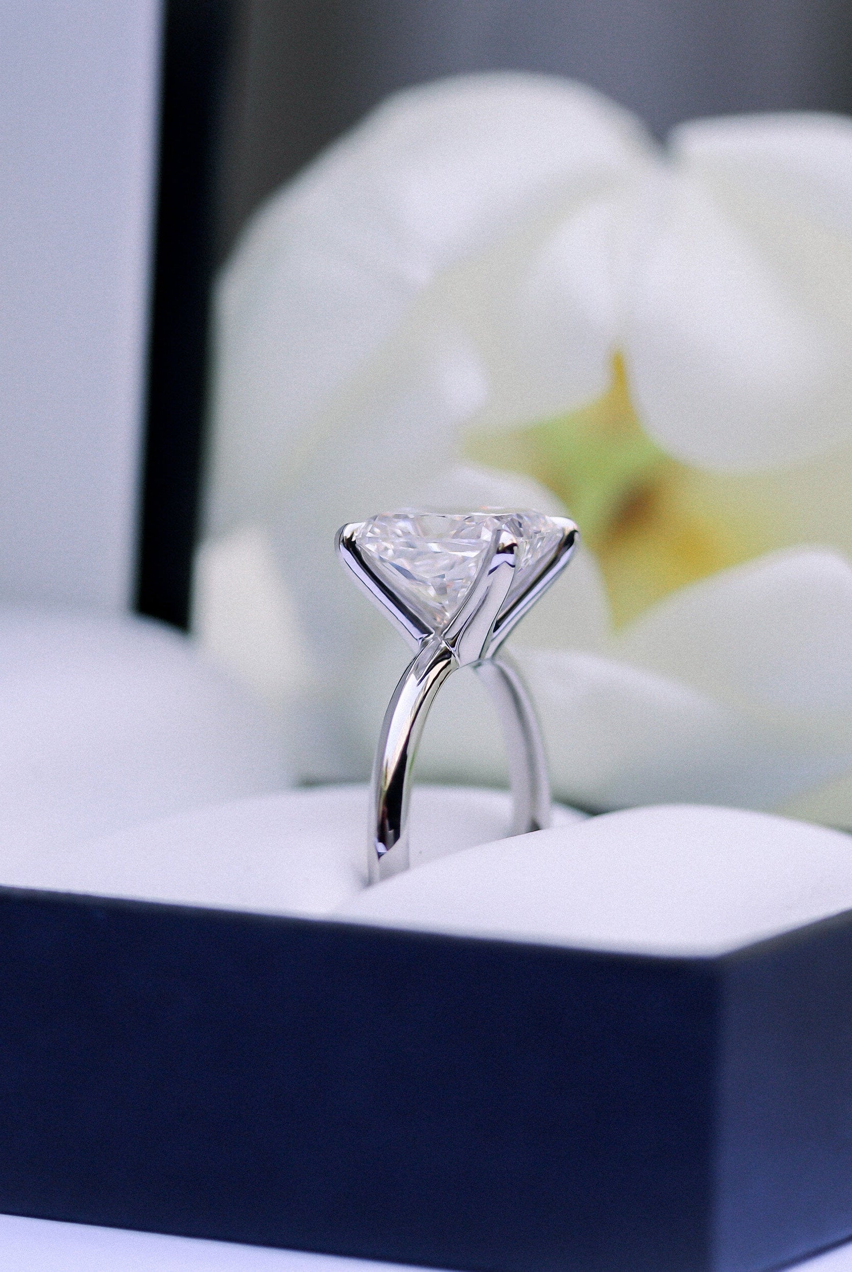 Moissanite Diamond Engagement Ring