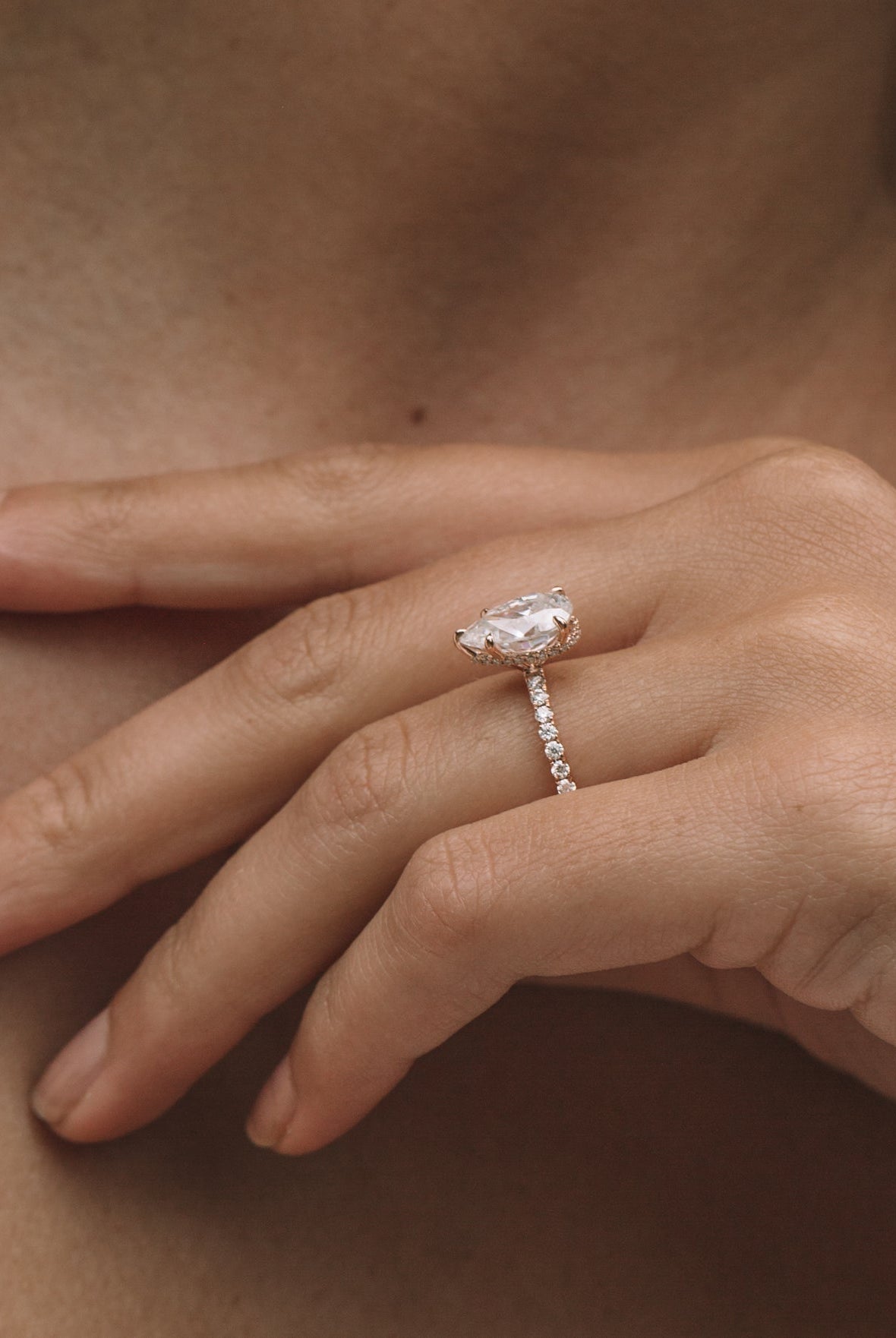 Pear Engagement Ring for Women