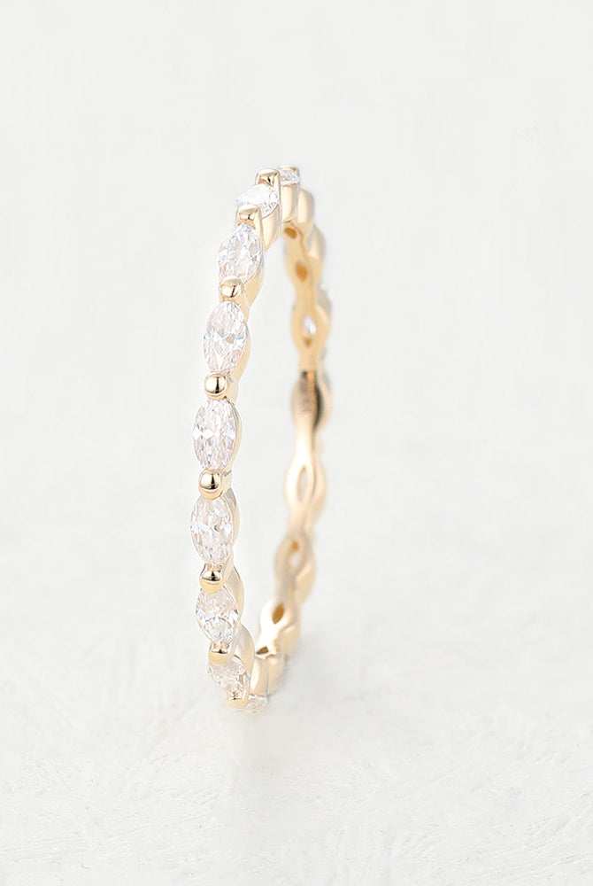 marquise-shaped-moissanite-full-eternity-wedding-band-1