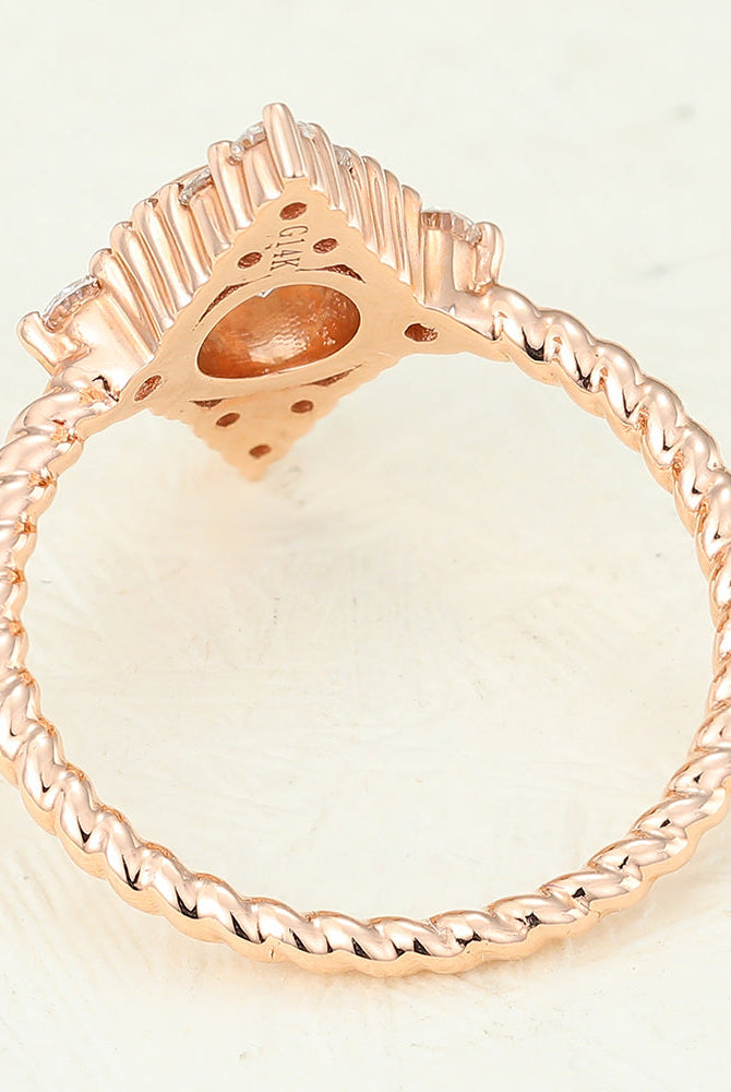 round-shaped-moissanite-vintage-engagement-ring