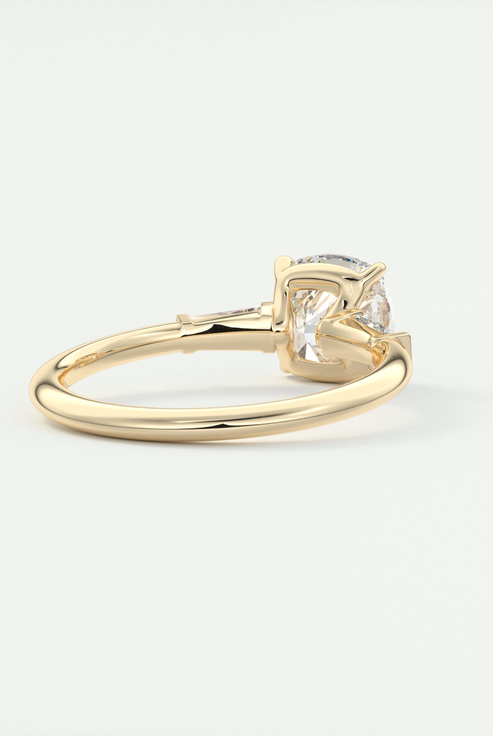 Cushion Moissanite Ring