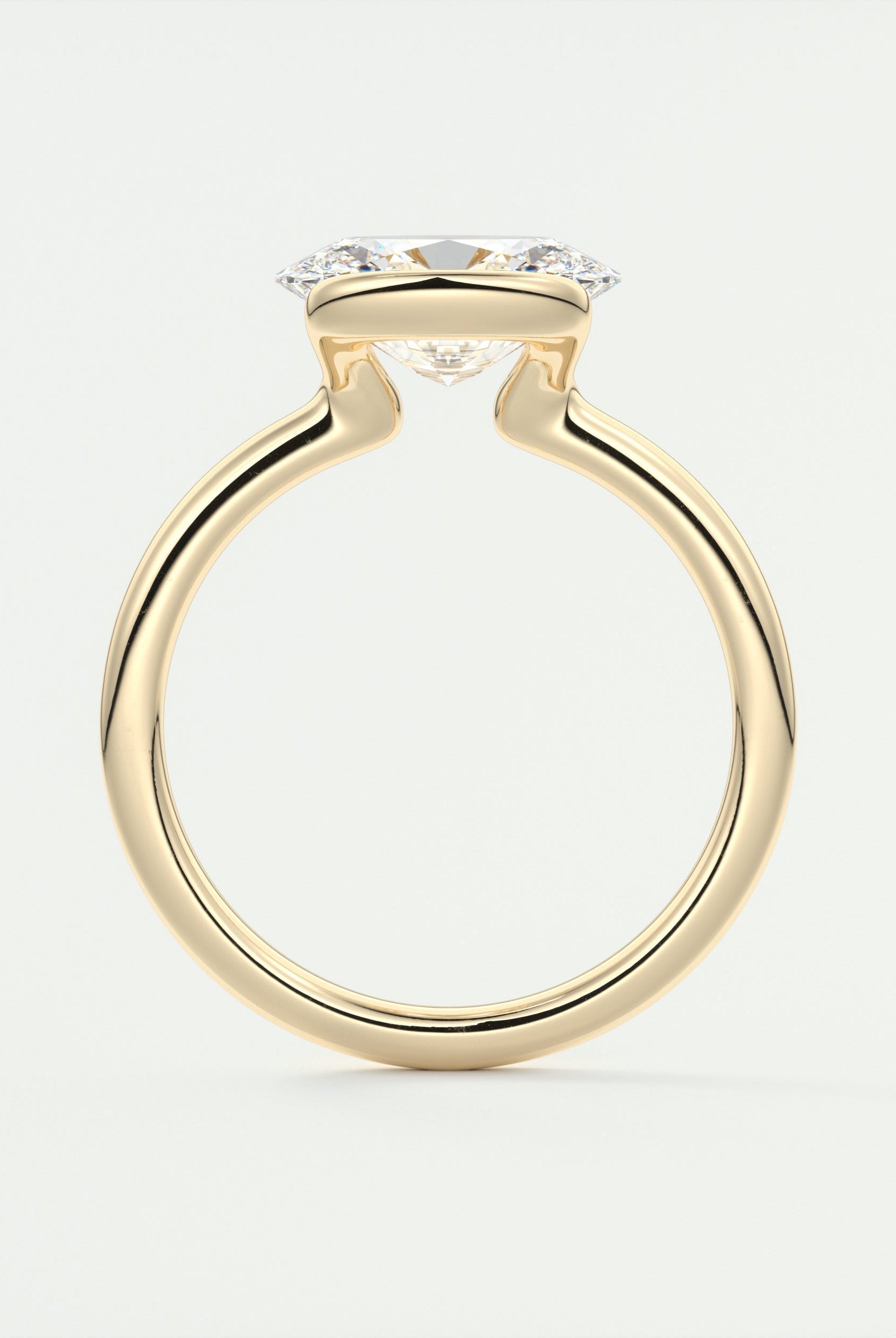 East West Engagement Ring