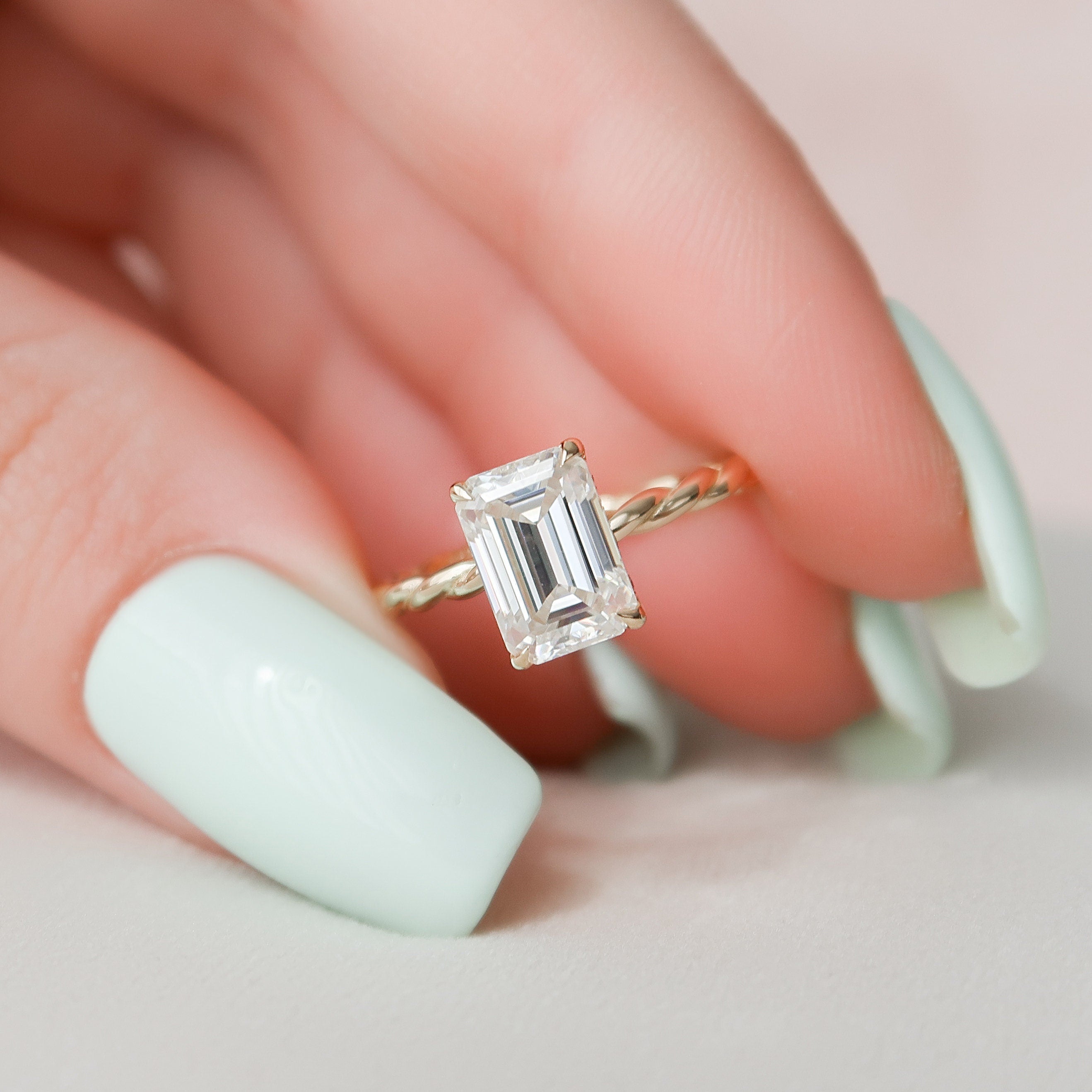Emerald Cut Engagement Ring