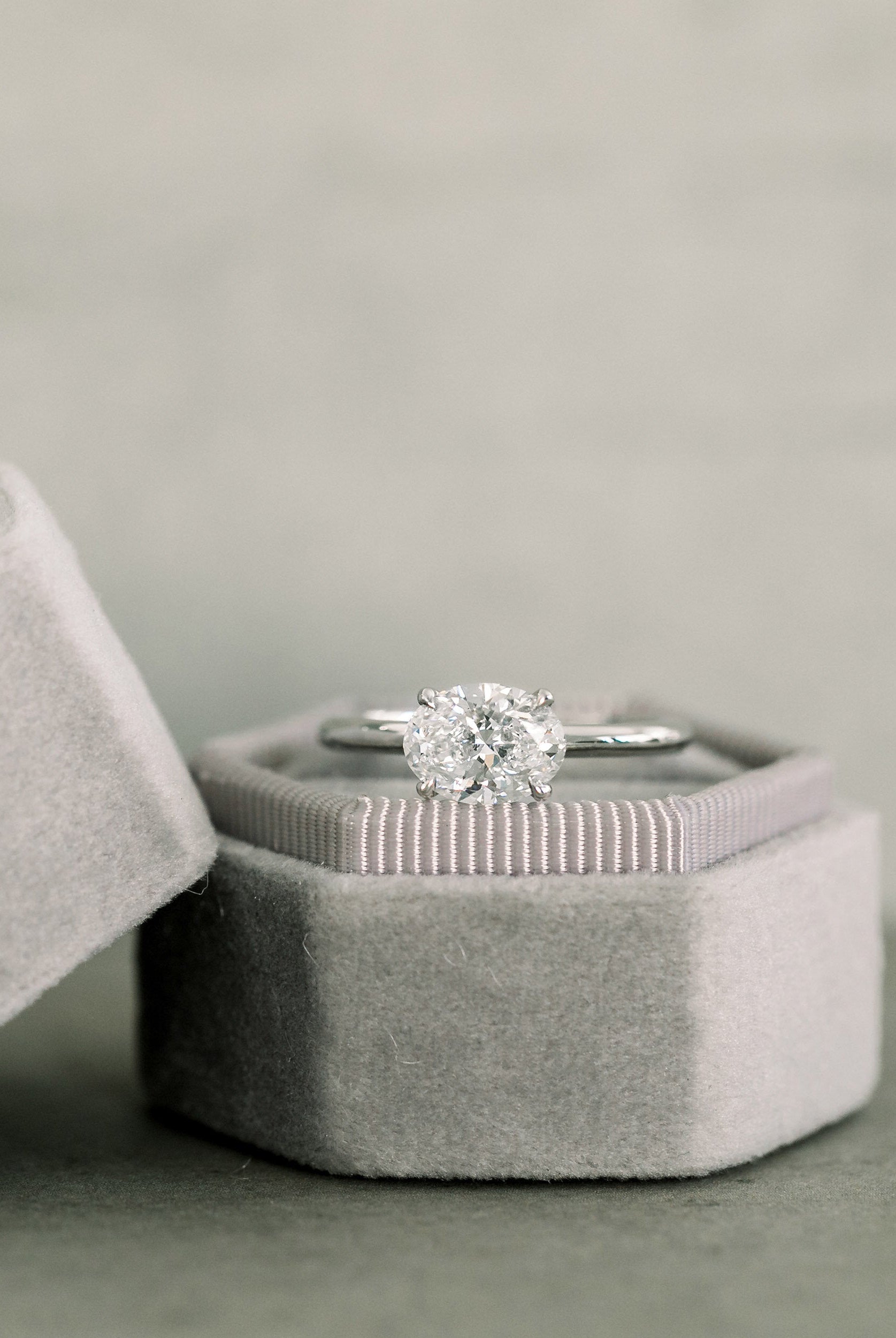 East West Engagement Ring