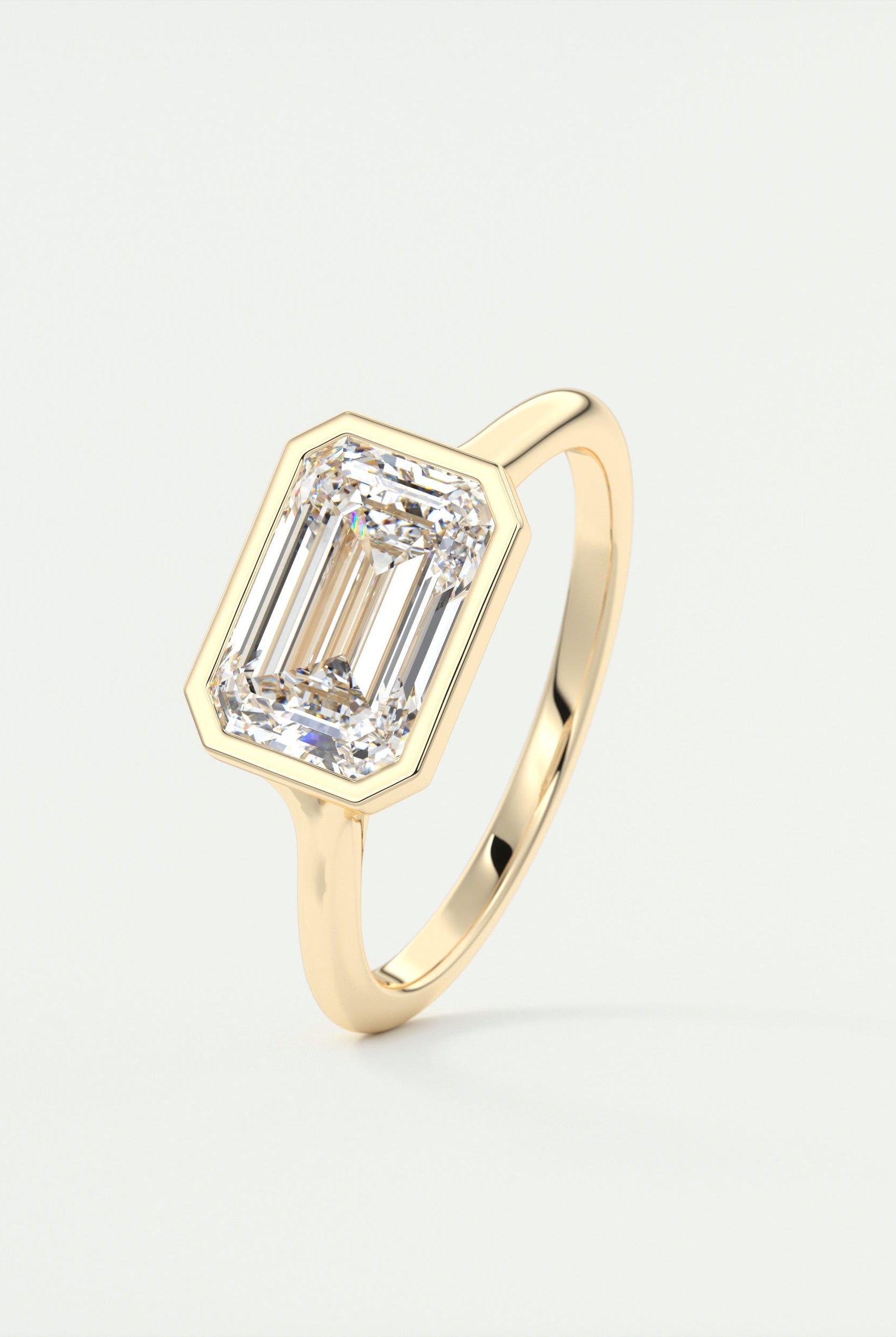 Emerald Cut Bridal Ring