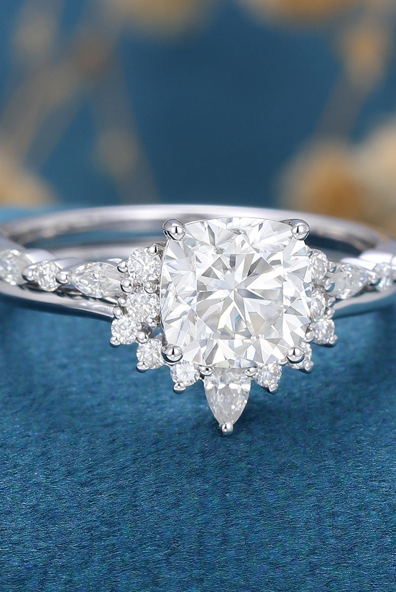 1-21-ct-cushion-shaped-moissanite-cluster-bridal-set