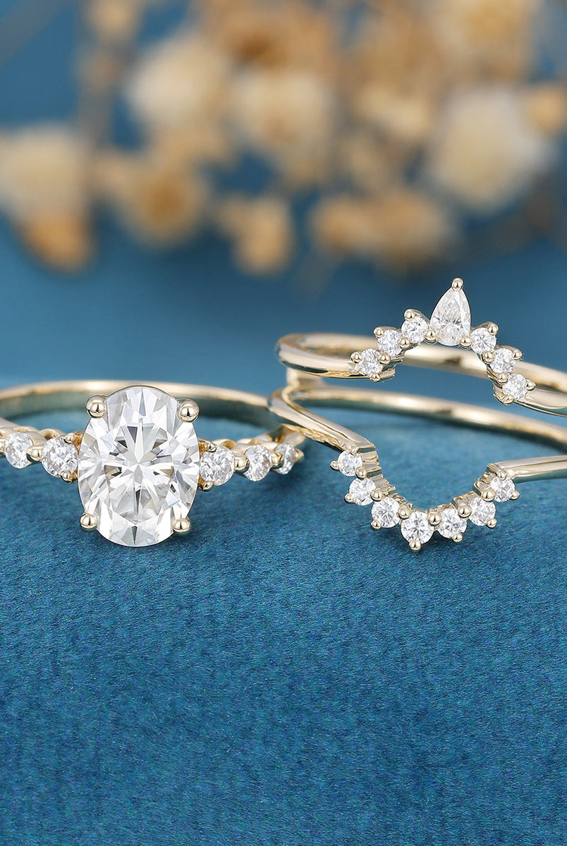 1-33-ct-oval-shaped-moissanite-solitaire-pave-bridal-set
