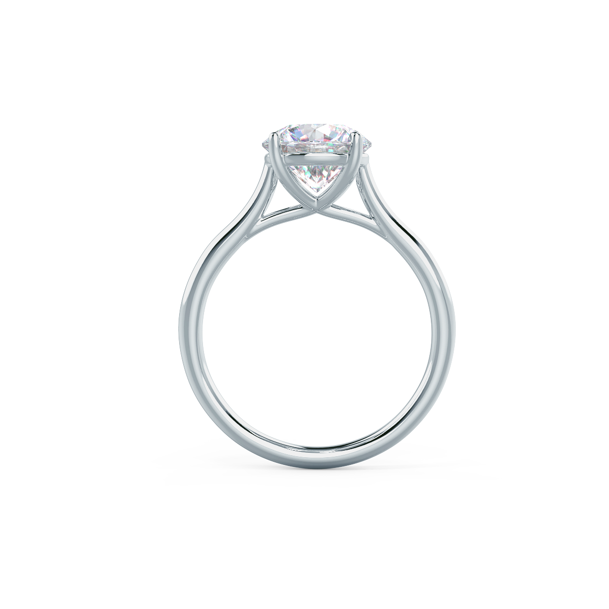 Two-tone moissanite jewelry