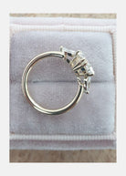 Moissanite diamond leverback hoop earrings discounts online