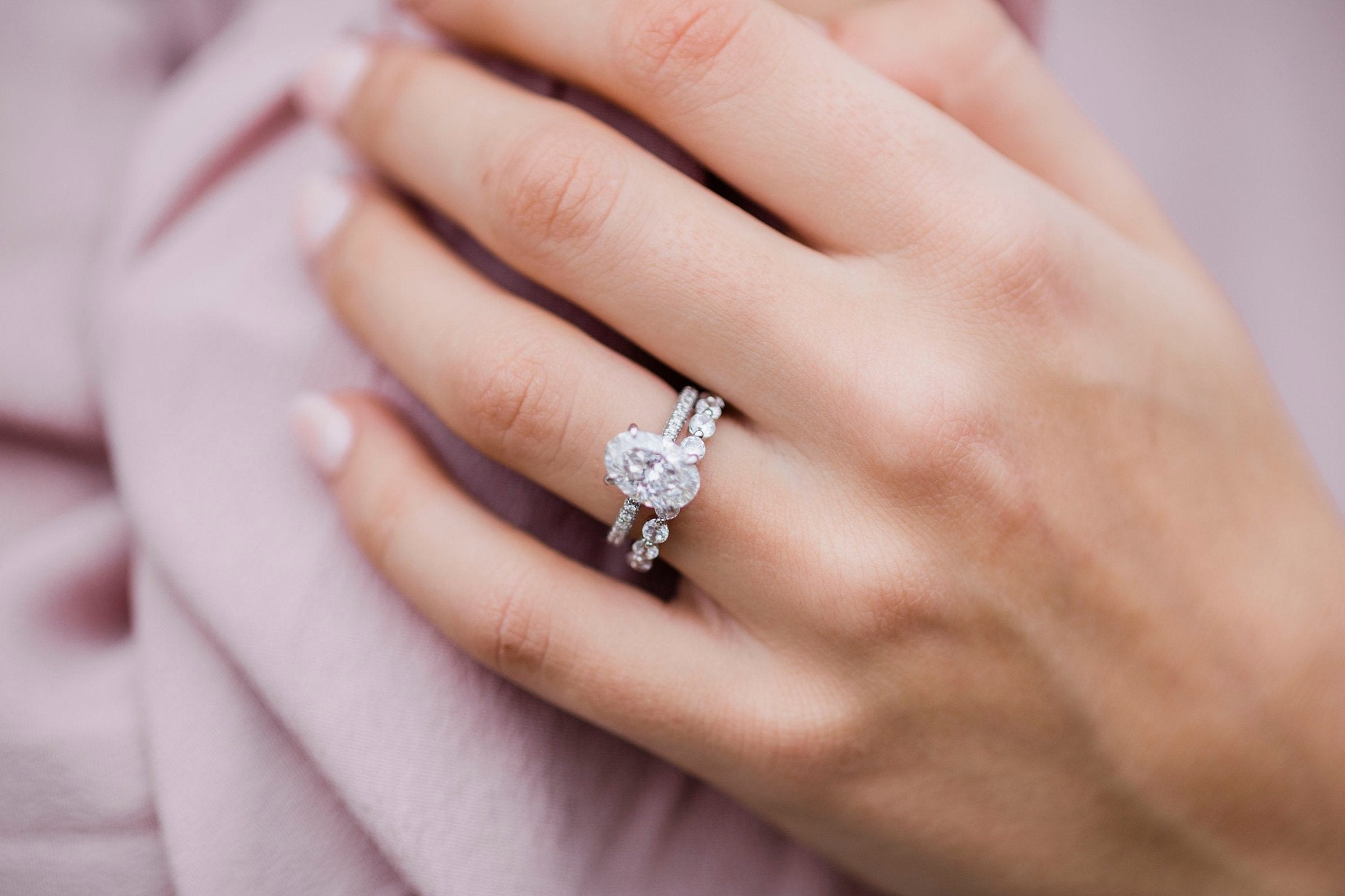 moissanite cushion cut ring