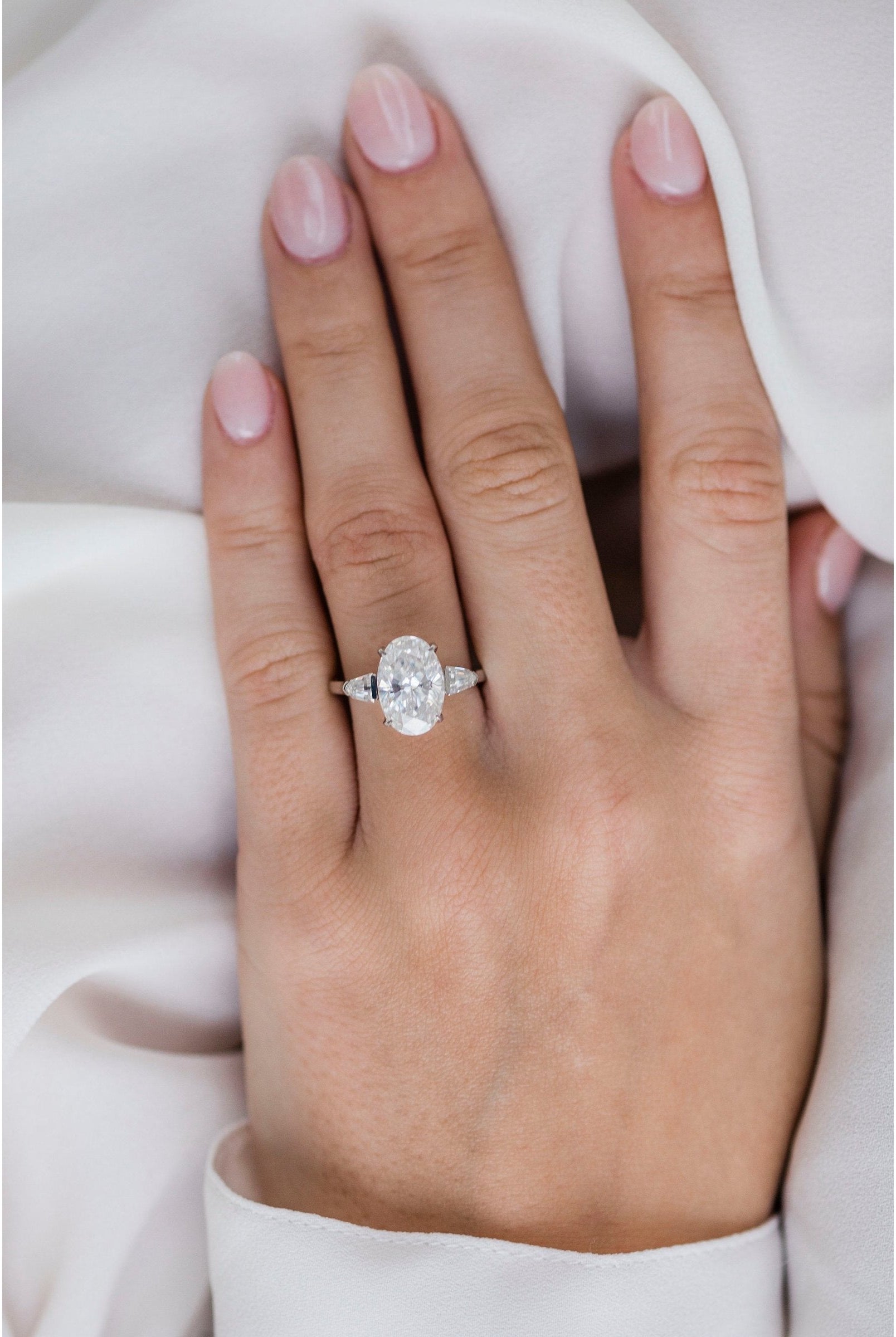 Dazzling moissanite rings