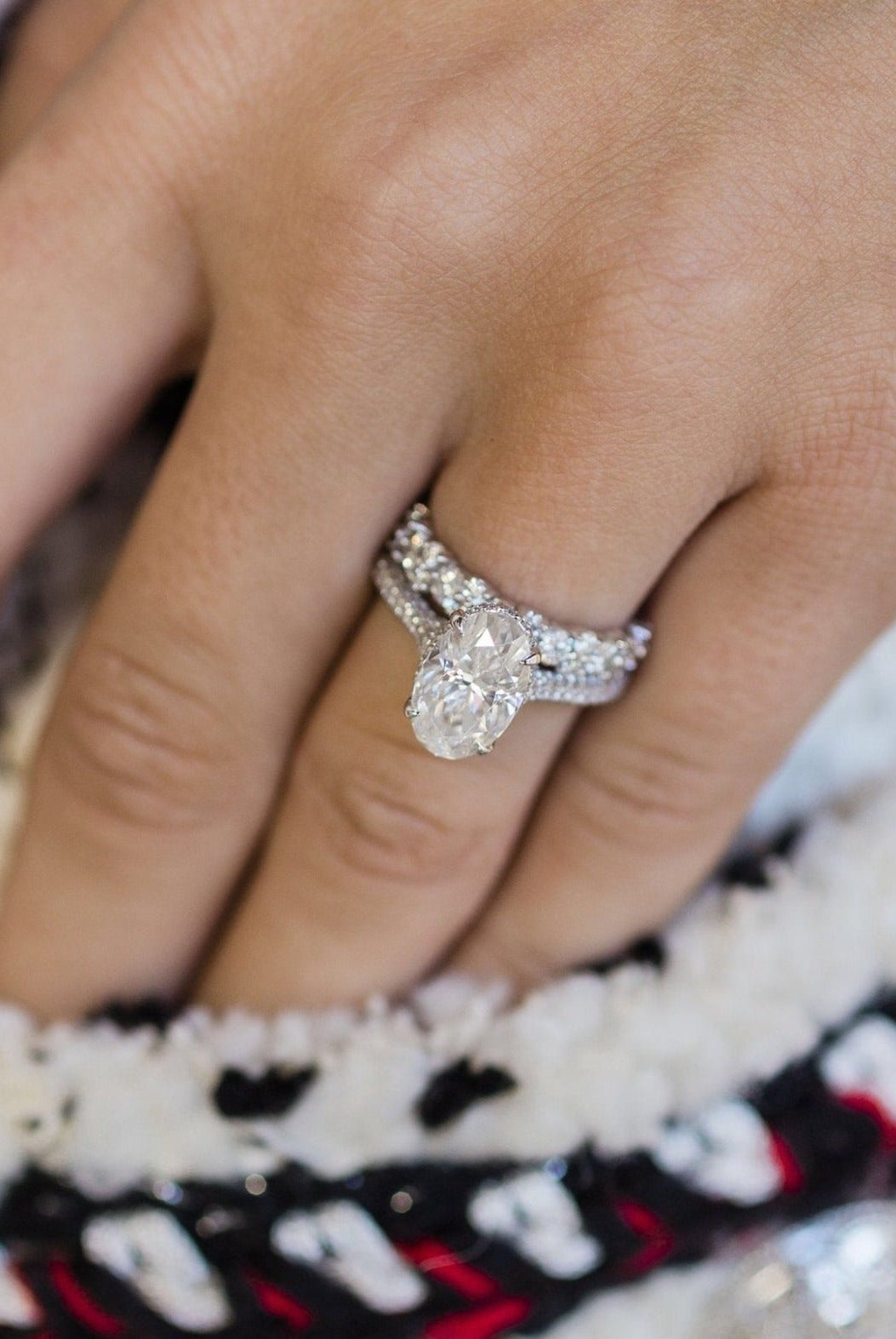 Vintage charm of moissanite