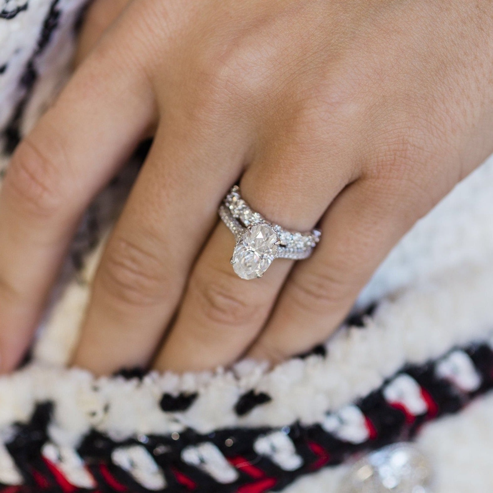 Vintage charm of moissanite