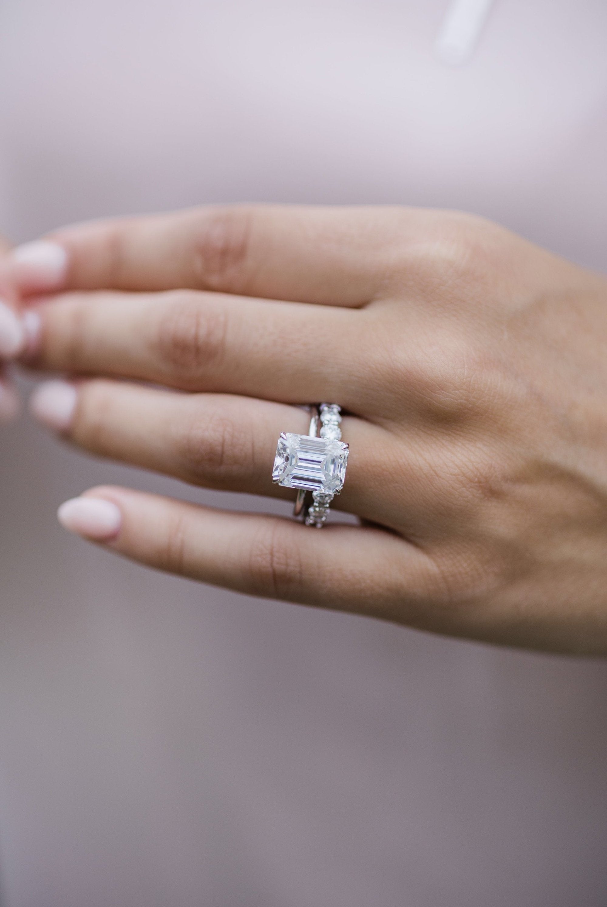 moissanite celebrity engagement